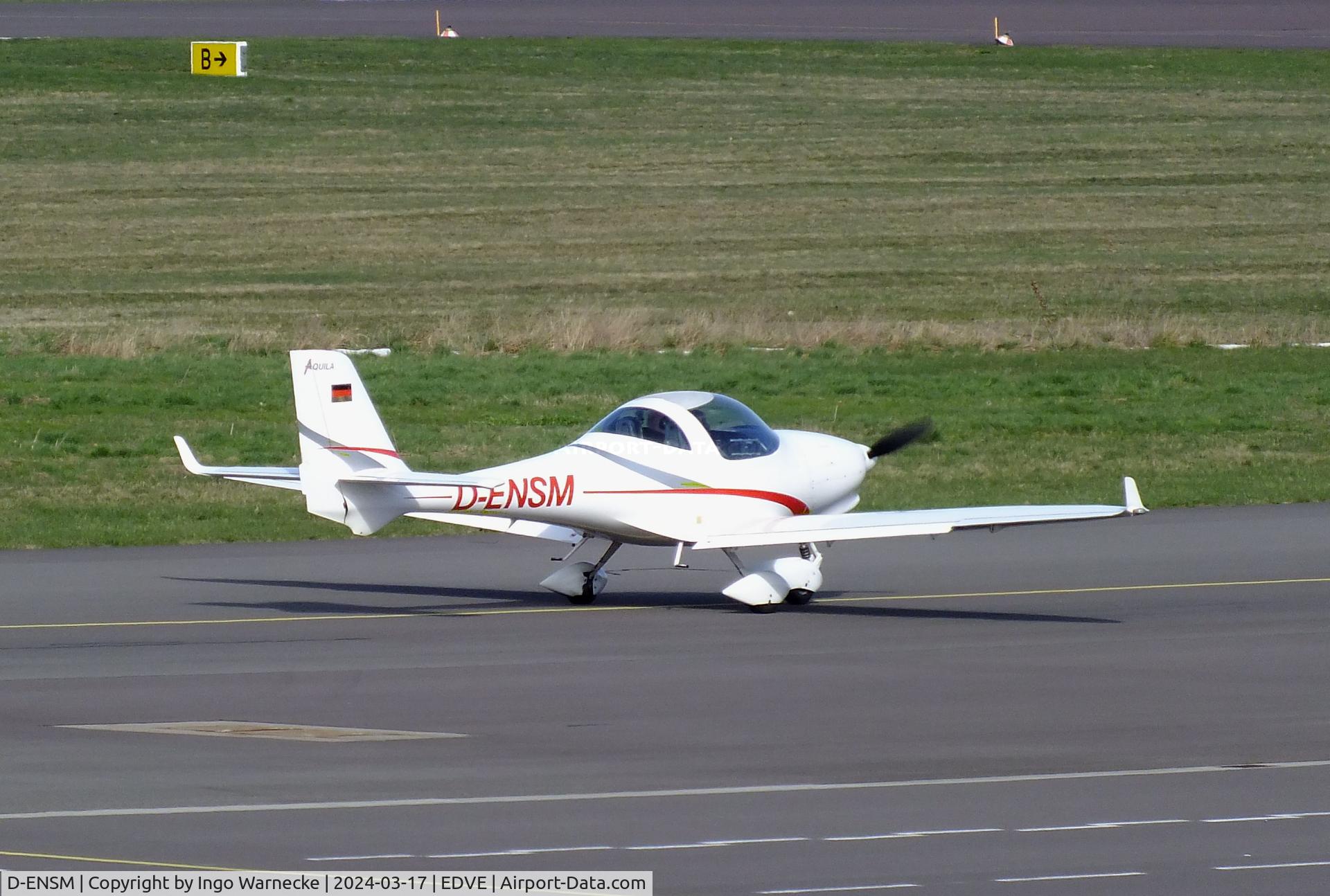 D-ENSM, Aquila A210 (AT01) C/N AT01-129, Aquila A210 (AT01) at Braunschweig/Wolfsburg airport, Waggum