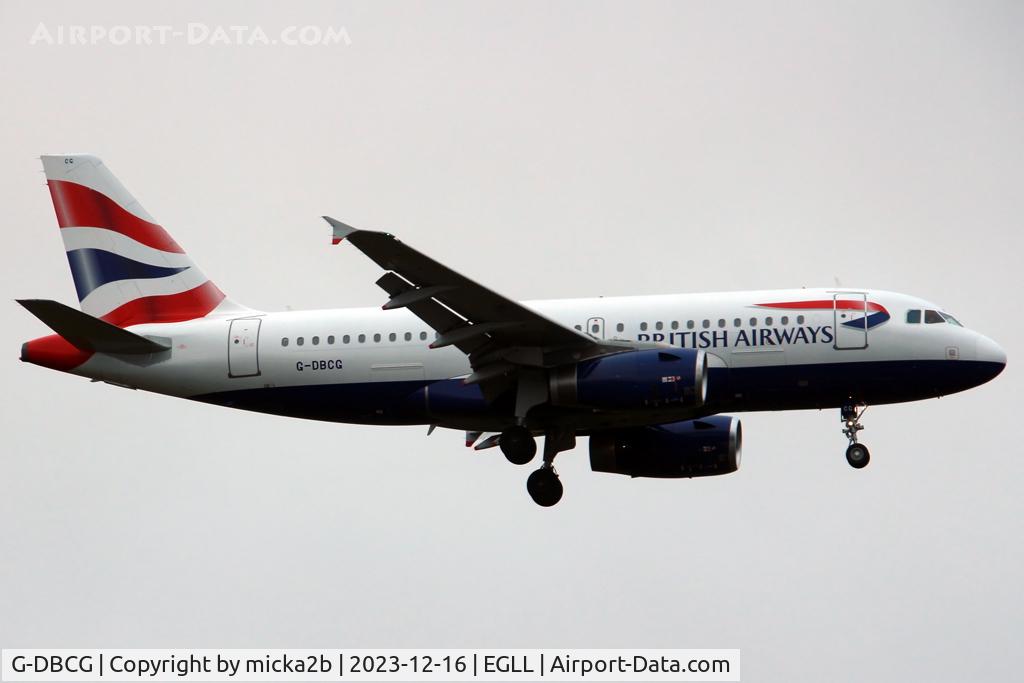 G-DBCG, 2005 Airbus A319-131 C/N 2694, Landing