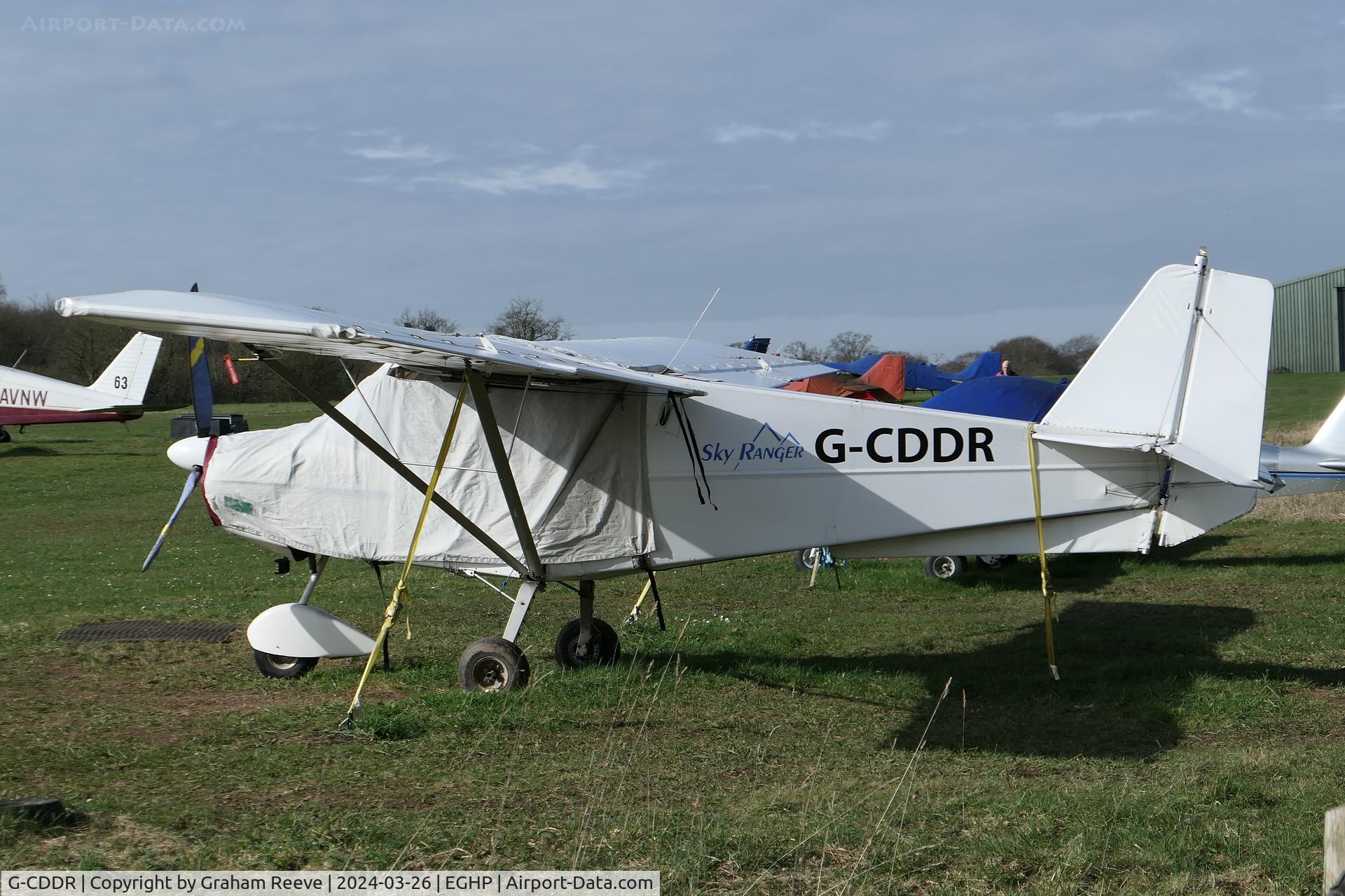 G-CDDR, 2004 Skyranger 582(1) C/N BMAA/HB/418, Parked at Popham.