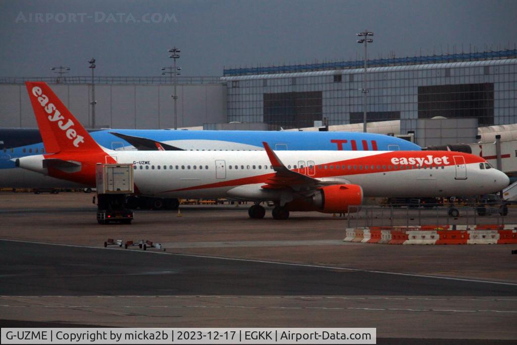 G-UZME, 2018 Airbus A321-251NX C/N 8454, Parked