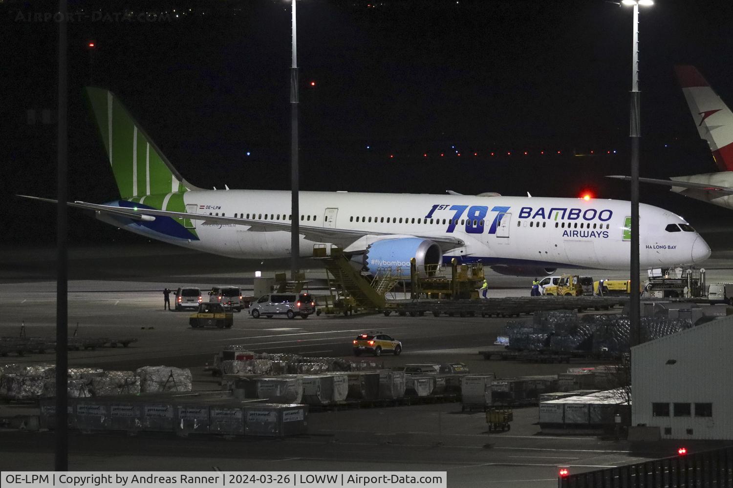 OE-LPM, 2019 Boeing 787-9 Dreamliner C/N 62736, new Boeing 787 for Austrian Airlines, still in Bamboo Airways cs