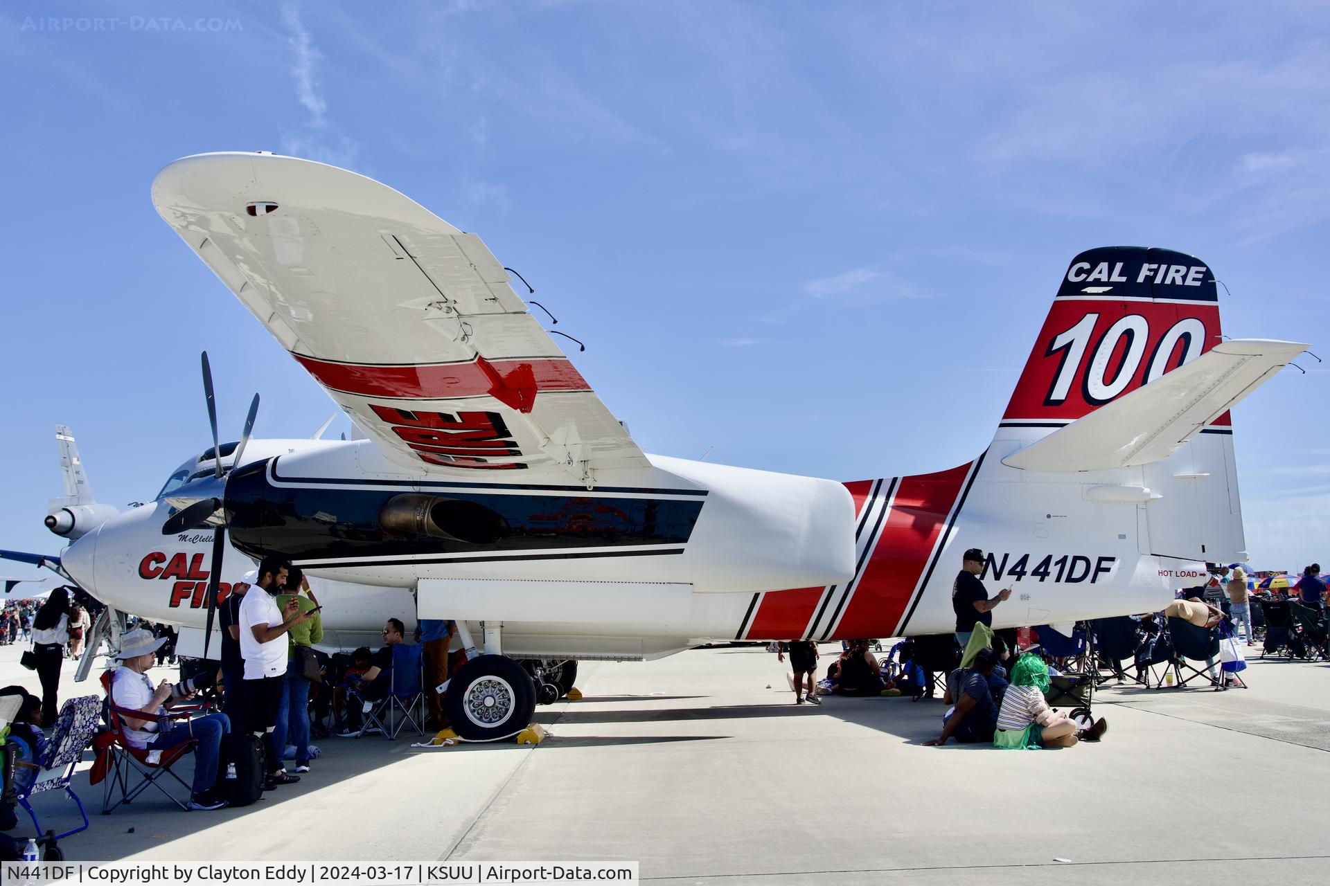 N441DF, 2003 Marsh Aviation S-2F3AT C/N 152808, Travis AFB airshow California 2024.
