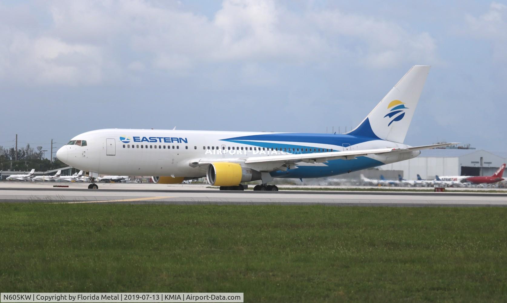 N605KW, 1984 Boeing 767-266/ER C/N 23180, EAL 762 zx MIA-JFK