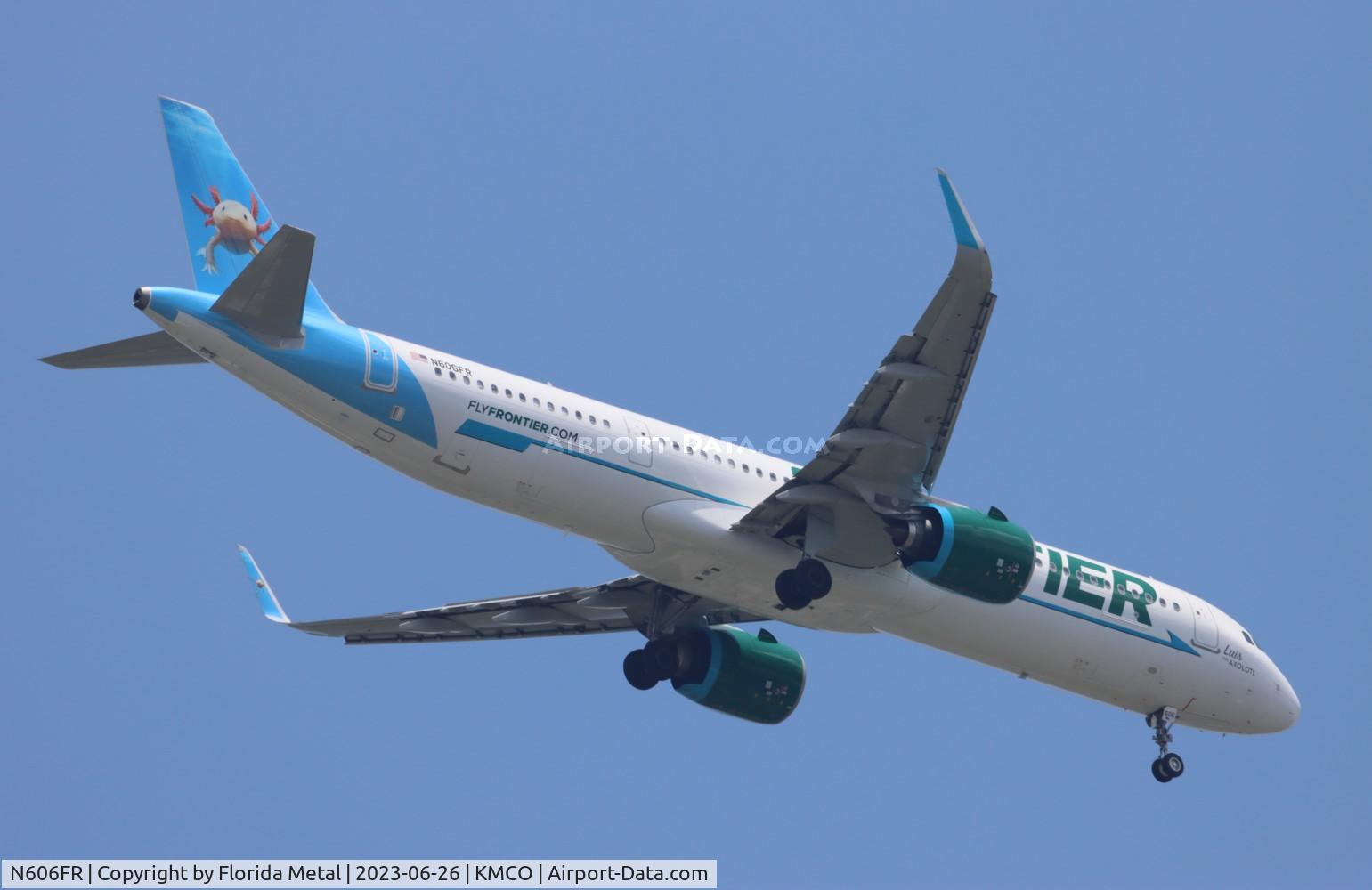 N606FR, 2023 Airbus A321-271NX C/N 11203, FFT A321N Luis zx SJU-MCO