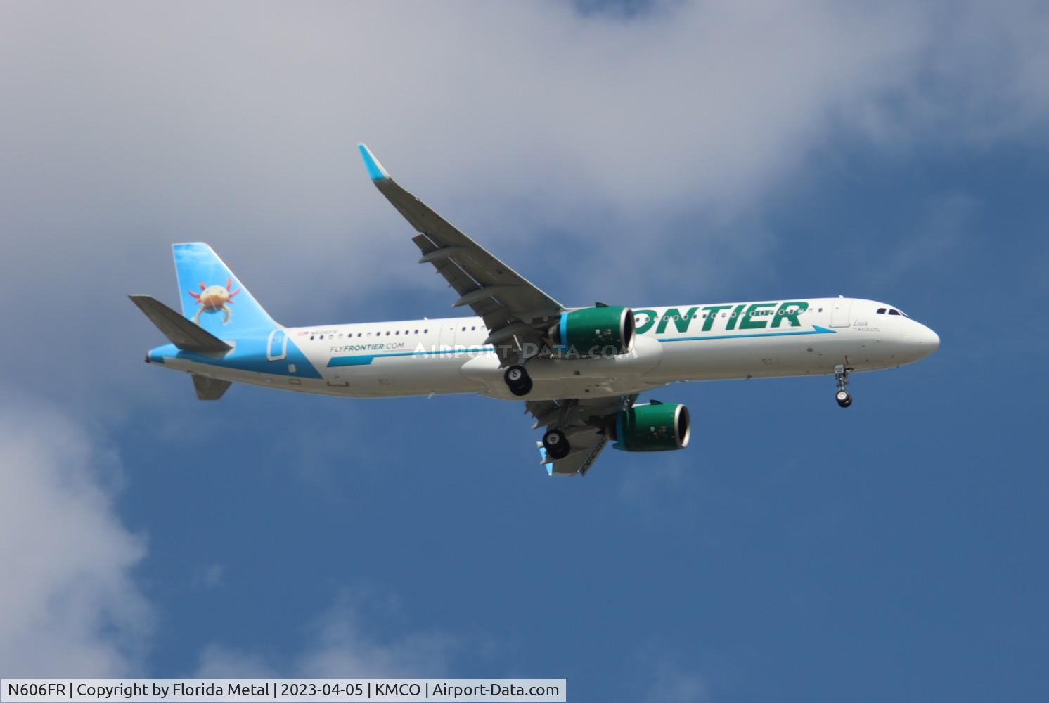 N606FR, 2023 Airbus A321-271NX C/N 11203, FFT A321N Luis zx CLT-MCO
