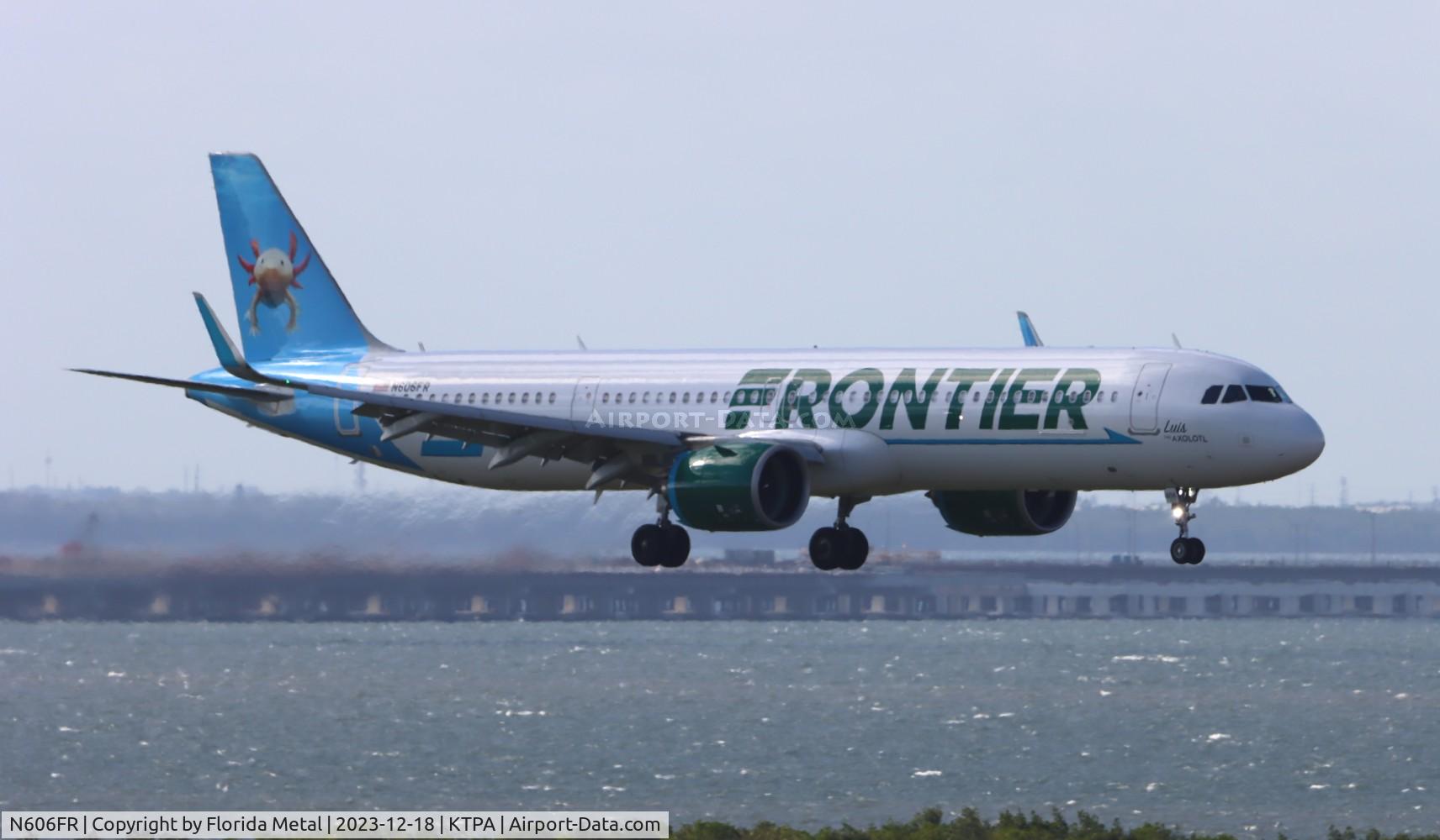 N606FR, 2023 Airbus A321-271NX C/N 11203, FFT A321N Luis zx DEN-TPA