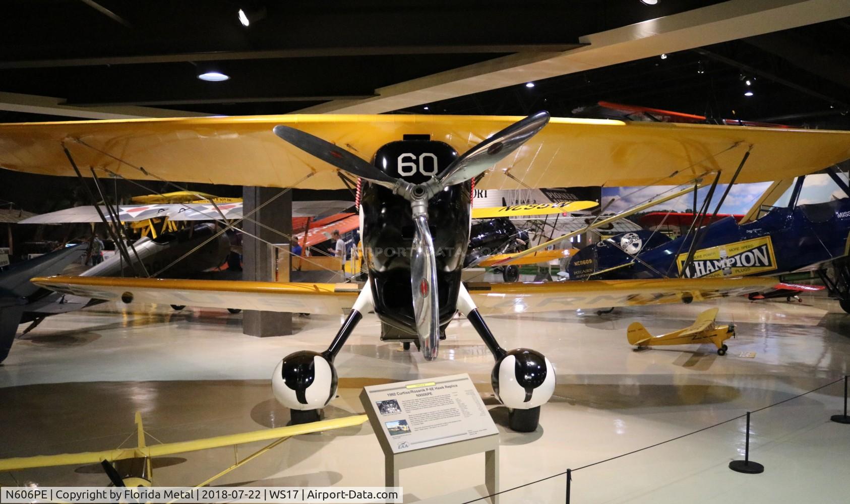 N606PE, 1992 Curtiss P-6E Hawk Replica C/N 32-260, P-6E zx