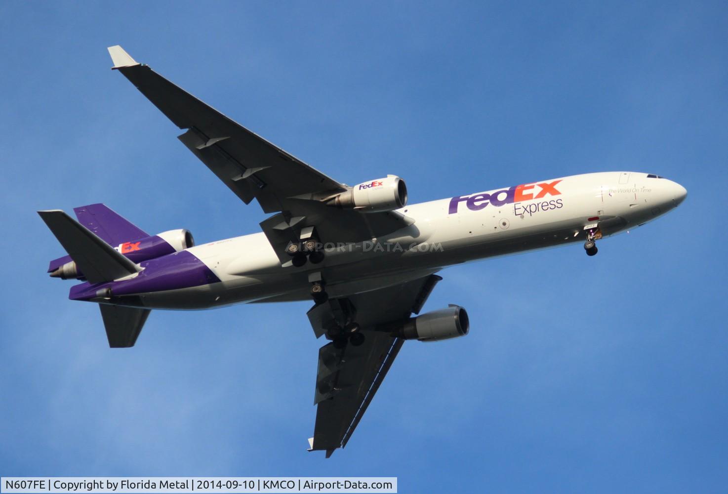 N607FE, 1992 McDonnell Douglas MD-11F C/N 48547, FDX MD-11F zx MEM-MCO