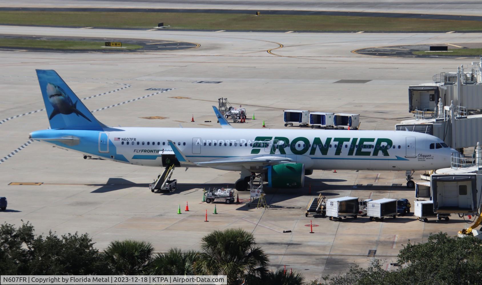 N607FR, 2023 Airbus A321-271NX C/N 11195, FFT A321N zx TPA