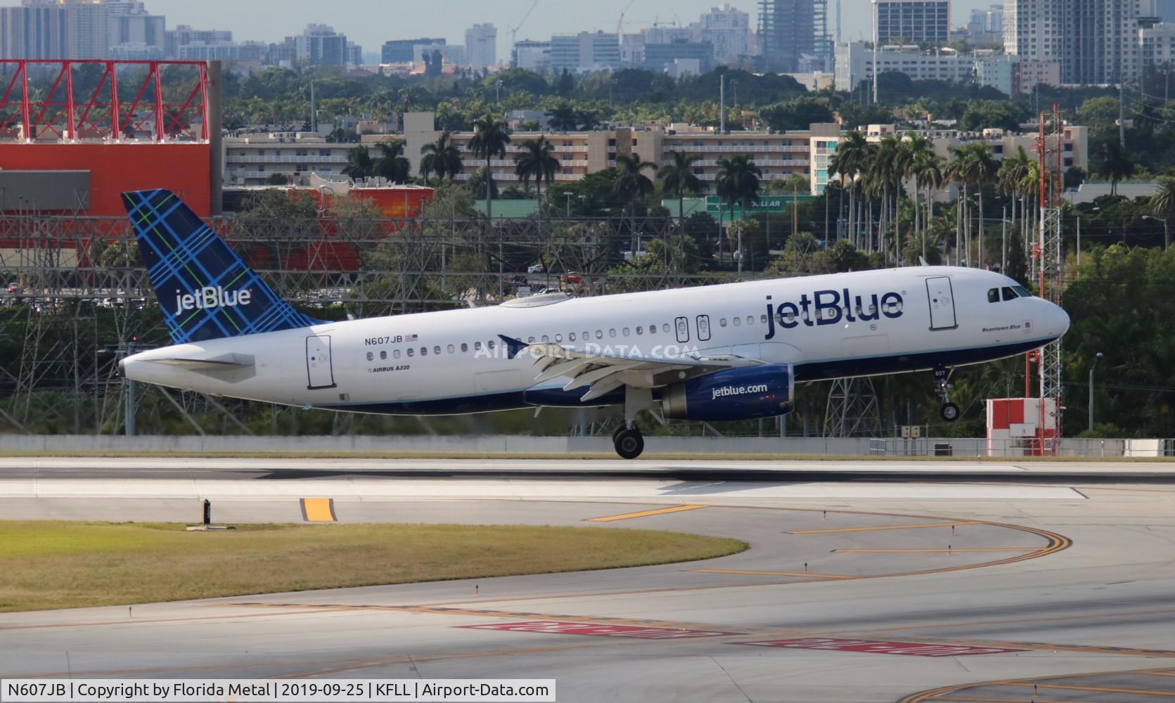 N607JB, 2005 Airbus A320-232 C/N 2386, JBU A320 zx MJB-FLL