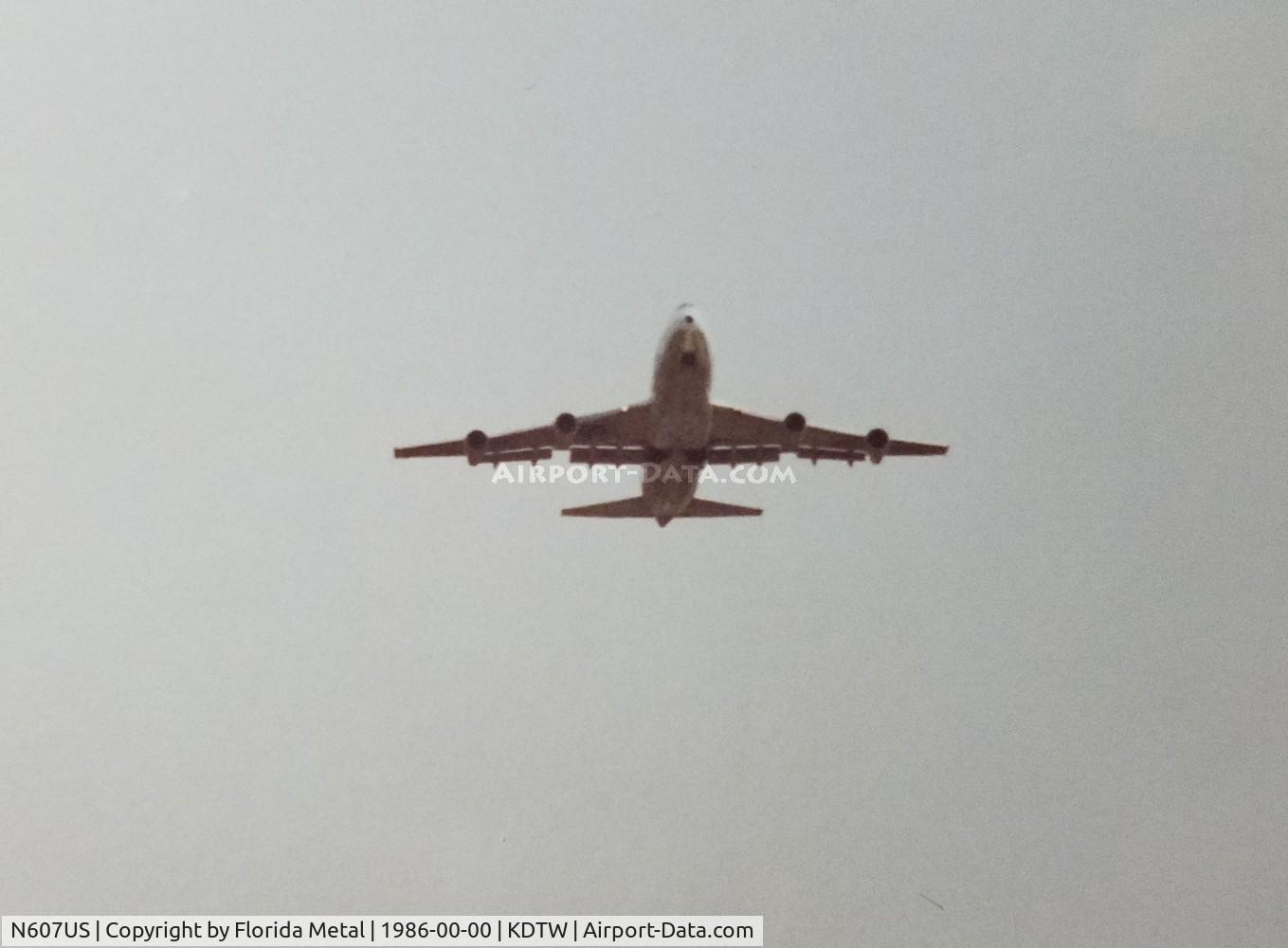 N607US, Boeing 747-151 C/N 19784, Northwest Orient 747-100 zx