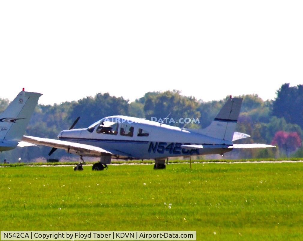 N542CA, 1981 Piper PA-28-161 C/N 28-8216080, On the ramp