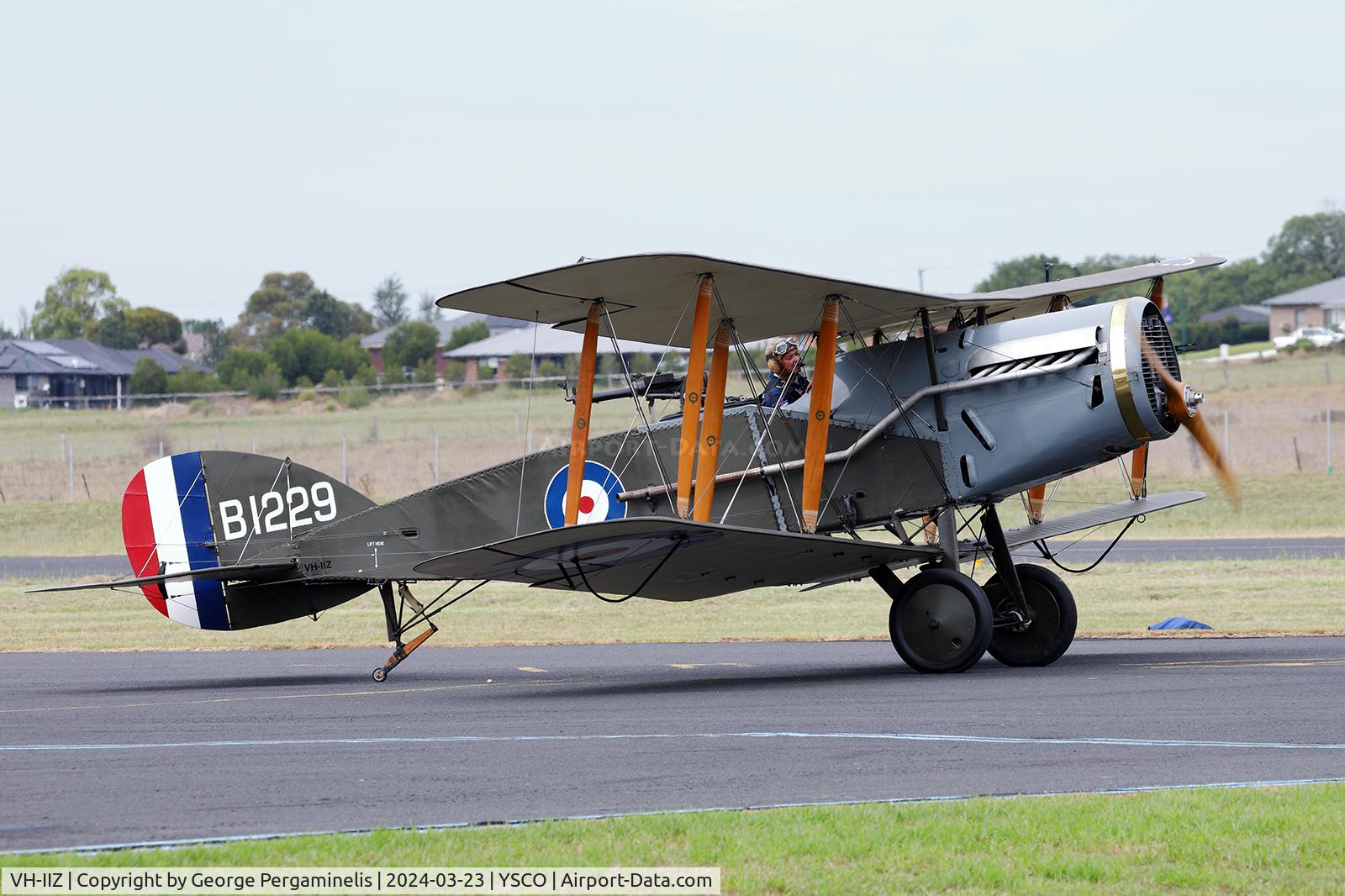 VH-IIZ, 1992 Bristol F.2B Replica C/N E.R.S. 2, Warbirds Over Scone 2024.