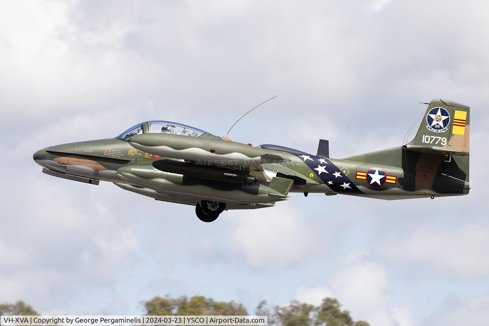VH-XVA, 1968 Cessna A-37B Dragonfly C/N 43130, Warbirds Over Scone 2024.