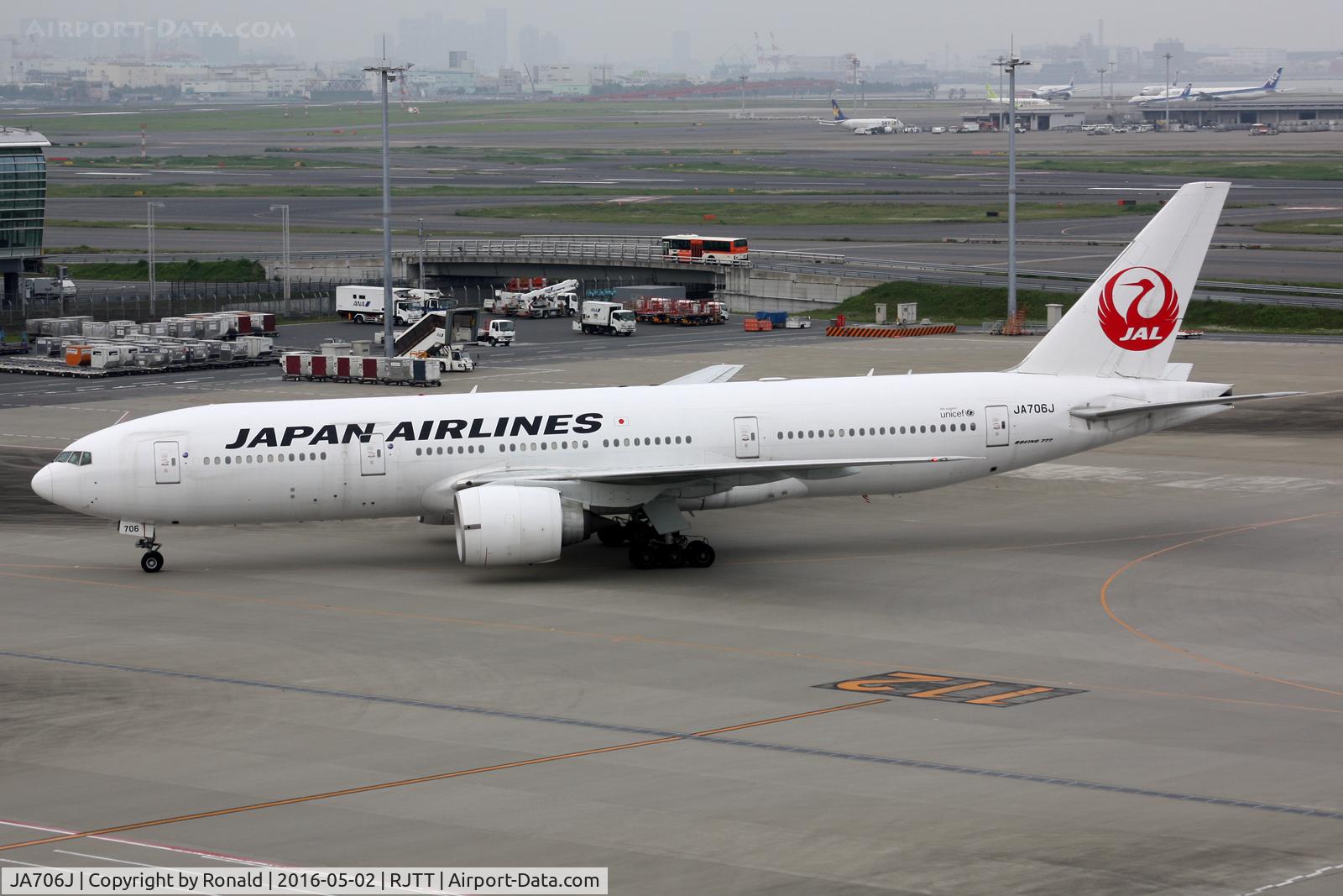 JA706J, 2003 Boeing 777-246/ER C/N 33394, at hnd