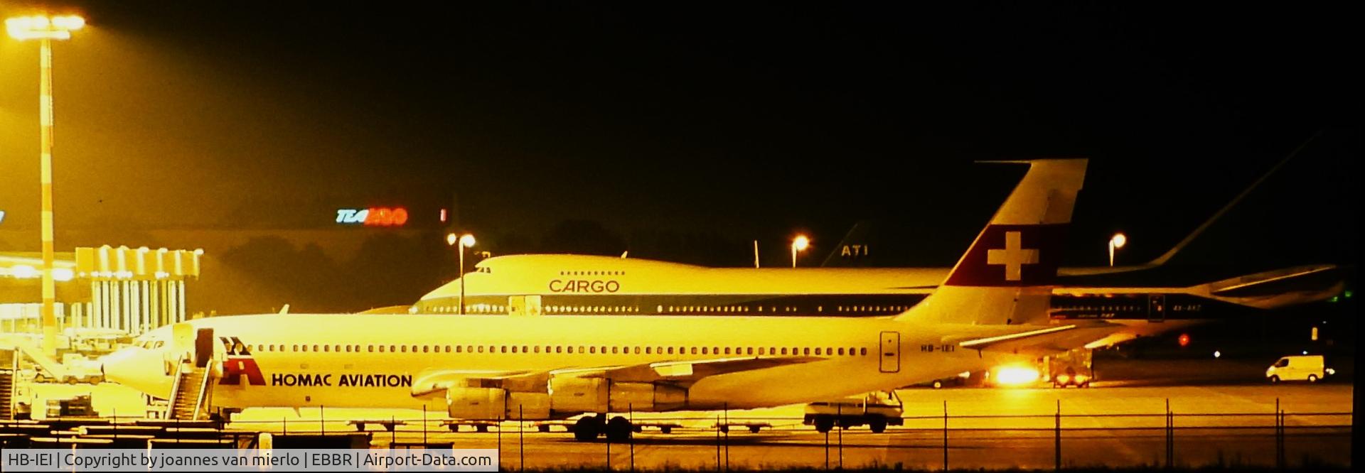HB-IEI, 1967 Boeing 707-328C C/N 19521, ex-slide