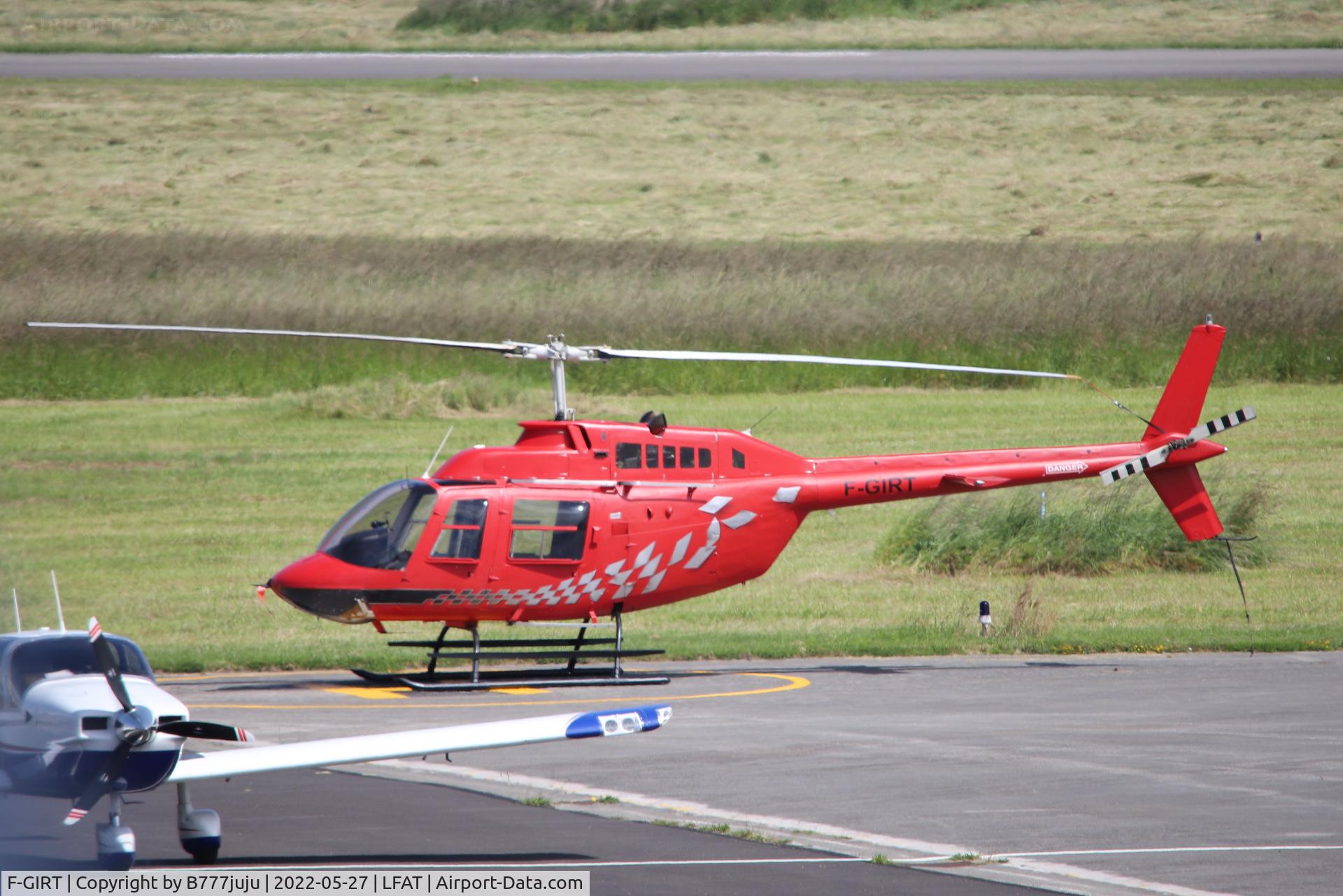 F-GIRT, Bell 206B JetRanger II C/N 1924, at Le Touquet