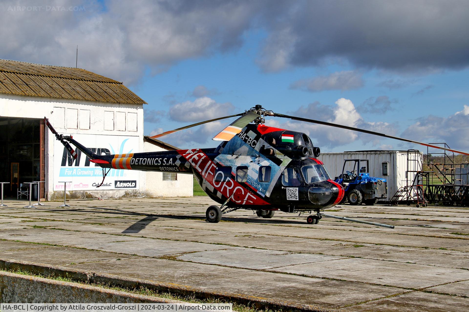 HA-BCL, 1974 Mil (PZL-Swidnik) Mi-2 C/N 563820114, Balatonfökajár Airport, Hungary