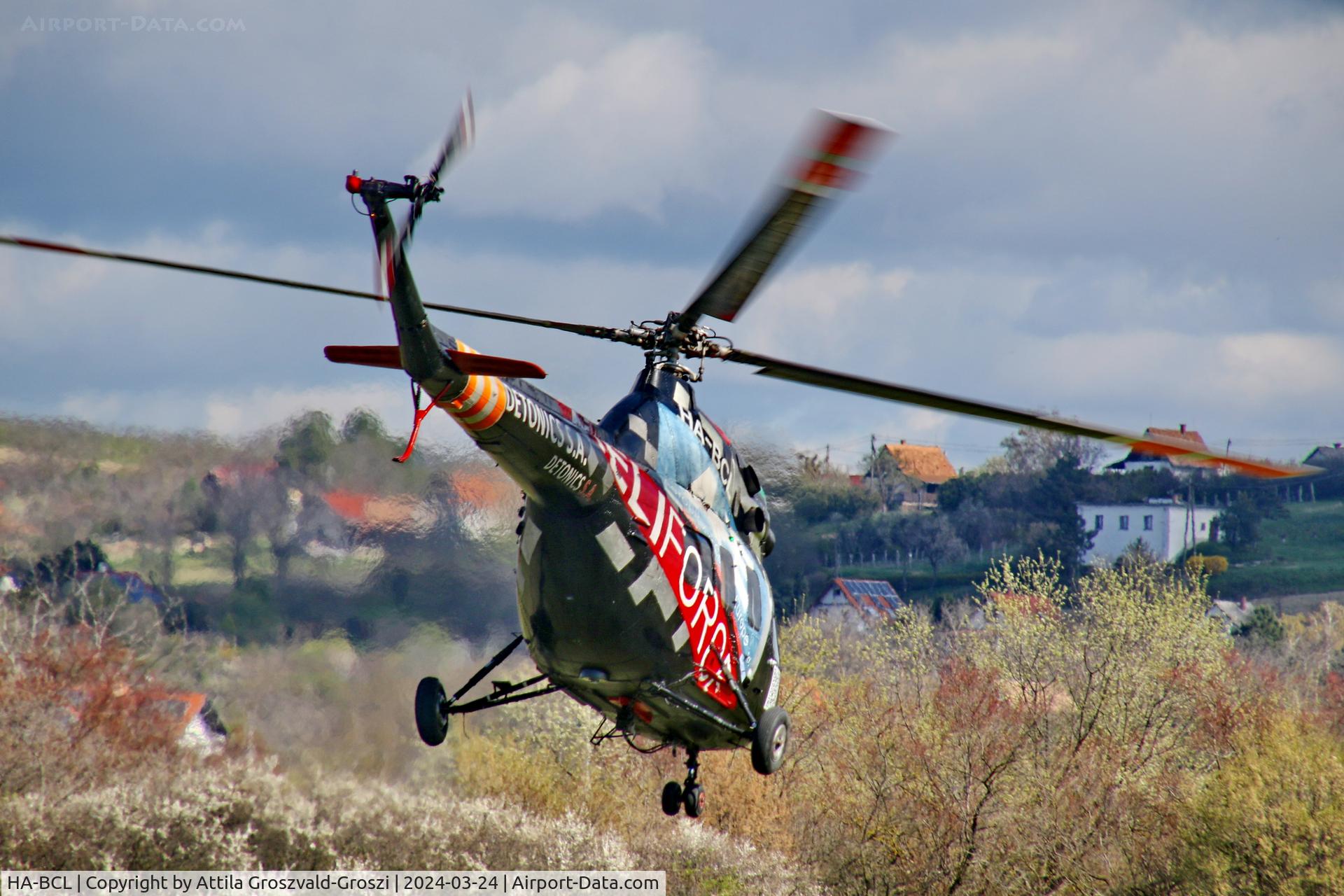 HA-BCL, 1974 Mil (PZL-Swidnik) Mi-2 C/N 563820114, Balatonfökajár Airport, Hungary