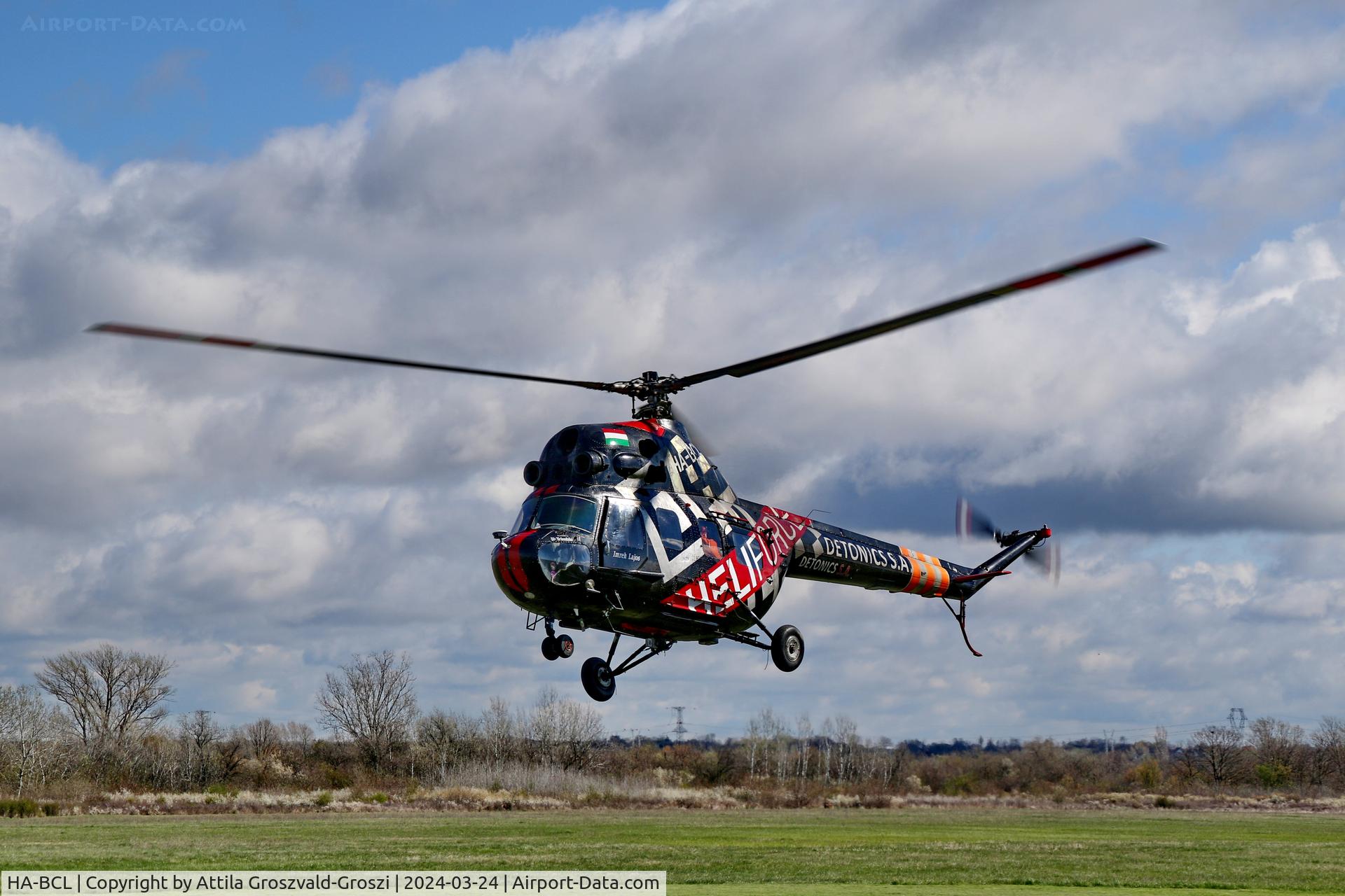 HA-BCL, 1974 Mil (PZL-Swidnik) Mi-2 C/N 563820114, Balatonfökajár Airport, Hungary