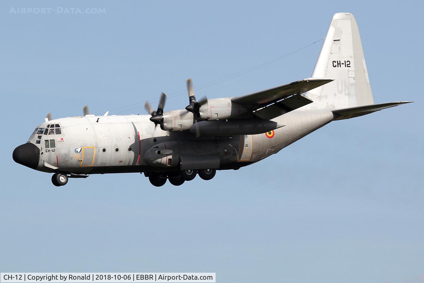 CH-12, 1971 Lockheed C-130H Hercules C/N 382-4483, at ebbr