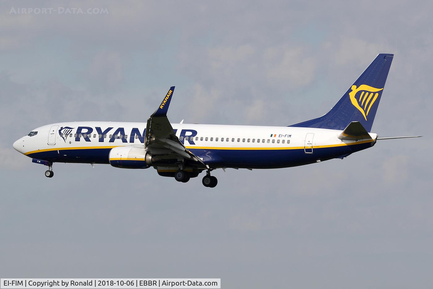 EI-FIM, 2015 Boeing 737-8AS C/N 61576, at ebbr