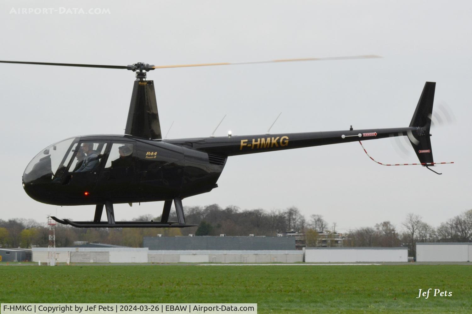 F-HMKG, 2018 Robinson R44  Raven II C/N 14205, F-HMKG at Antwerp Airport.