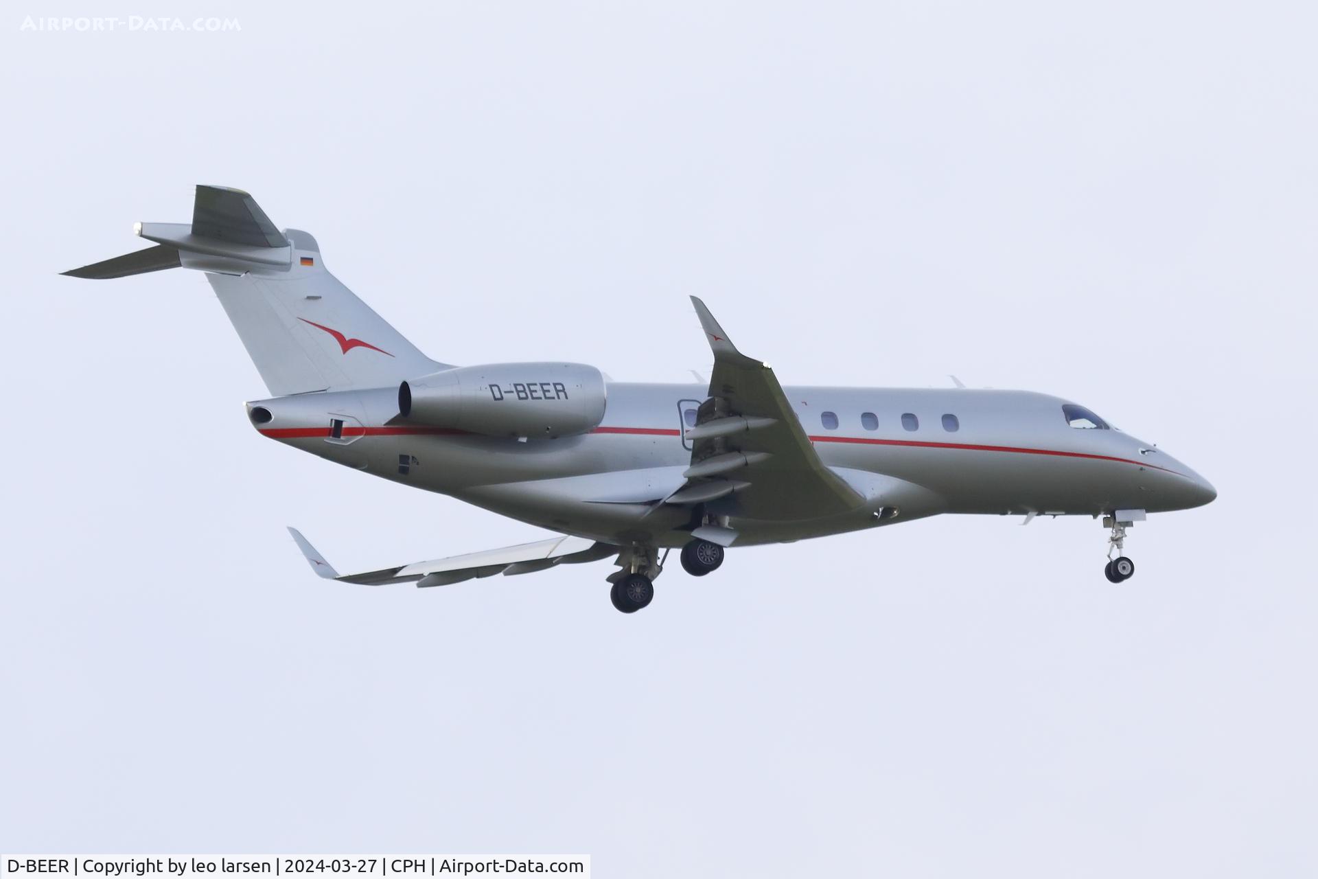 D-BEER, 2016 Embraer EMB-550 Legacy 500 C/N 55000056, Copenhagen 27.3.2024