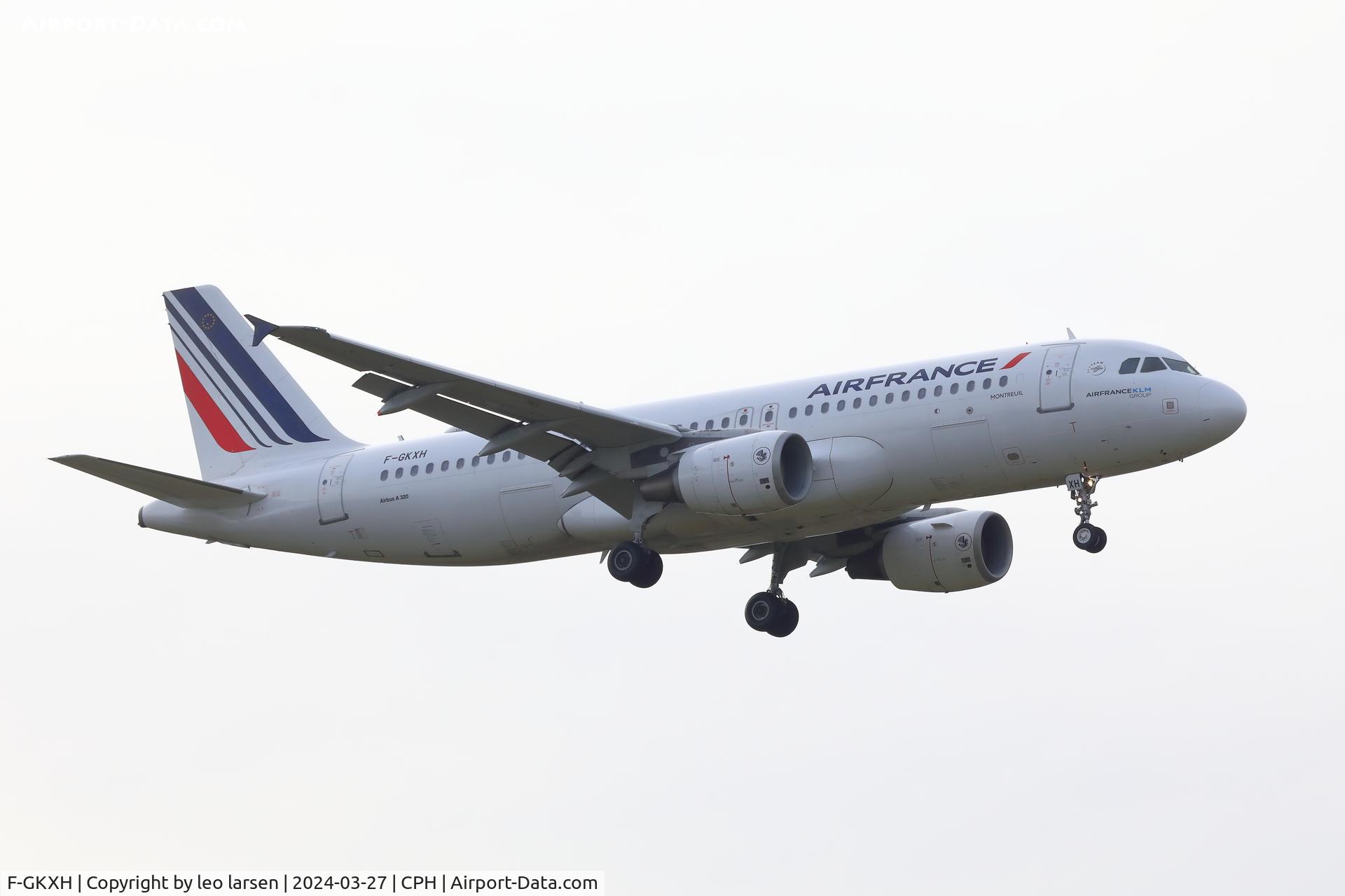 F-GKXH, 2002 Airbus A320-214 C/N 1924, Copenhagen 27.3.2024