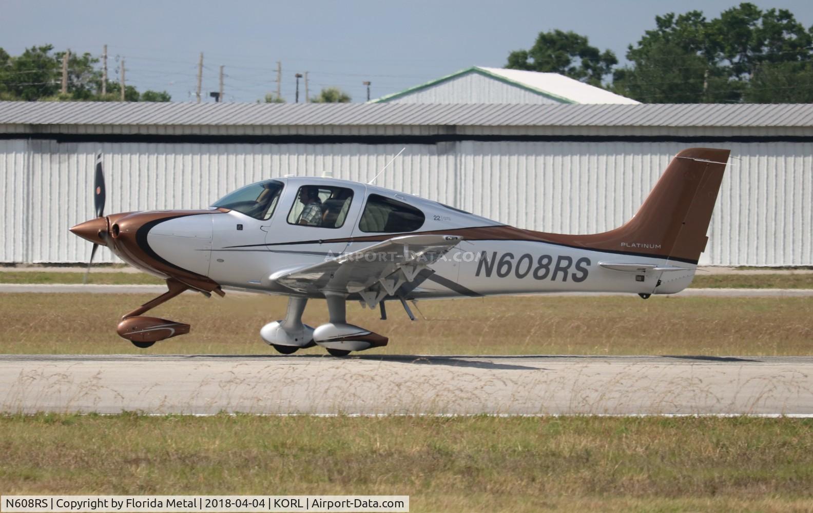 N608RS, 2015 Cirrus SR22 Platinum C/N 4275, SR22 zx