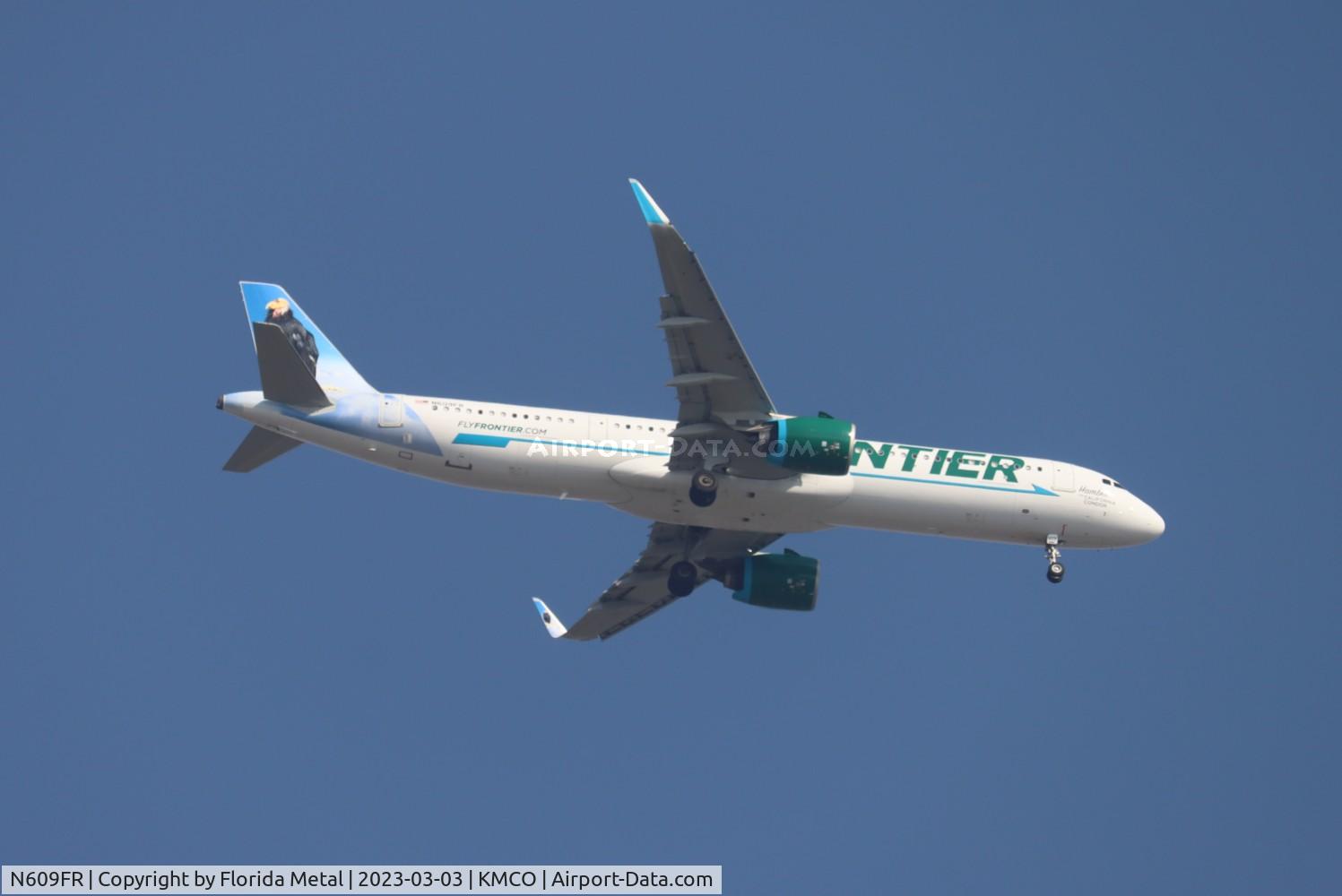 N609FR, 2023 Airbus A321-271NX C/N 11149, FFT A321N Hamber zx CLE-MCO