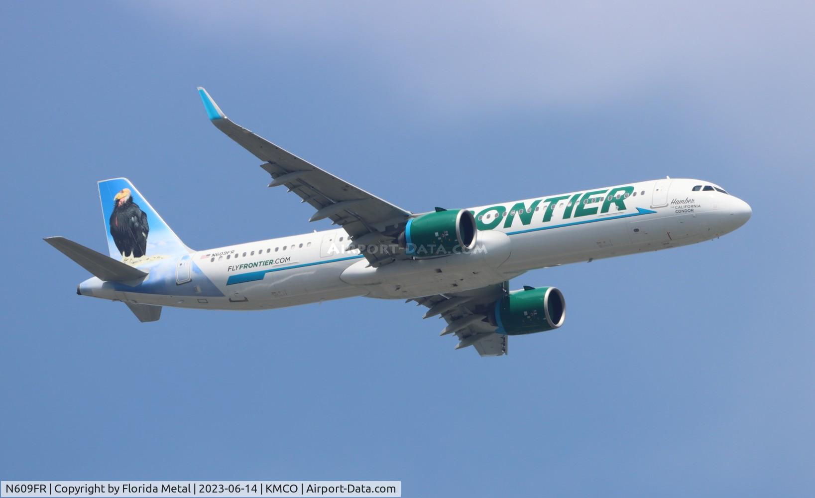 N609FR, 2023 Airbus A321-271NX C/N 11149, FFT A321N Hamber zx RDU-MCO