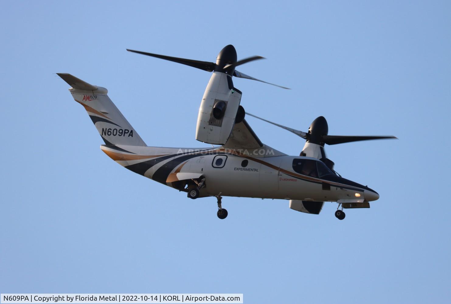 N609PA, 2016 Agusta Westland AW609 C/N 63003, AW609 zx SAV-ORL