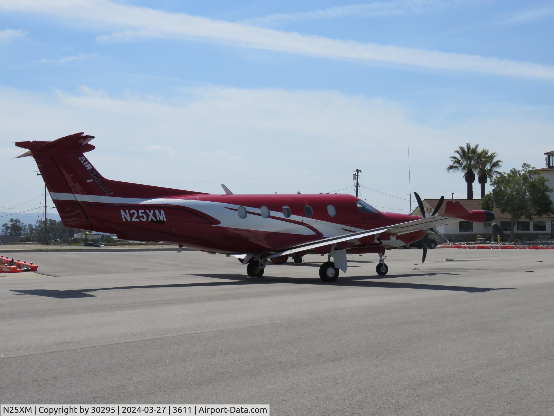 N25XM, 2019 Pilatus PC-12/47E C/N 1896, Parked