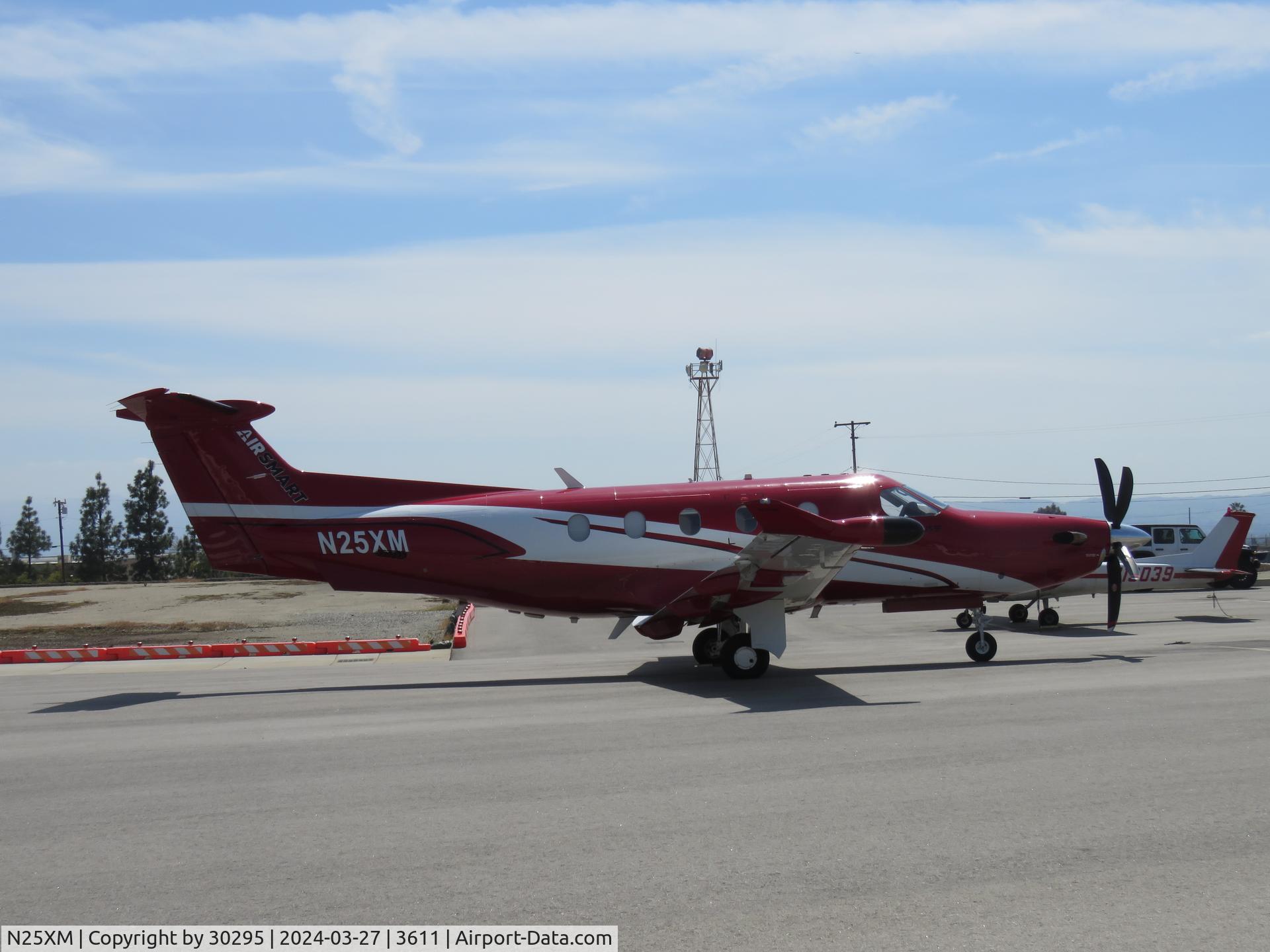 N25XM, 2019 Pilatus PC-12/47E C/N 1896, Parked