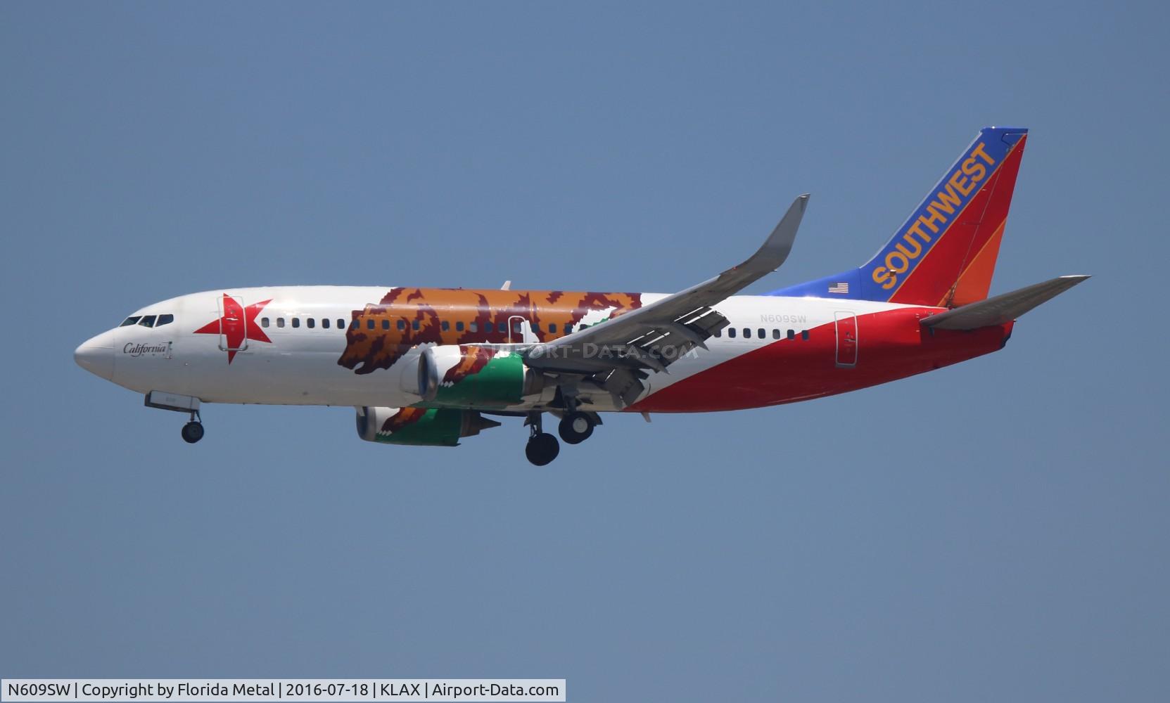 N609SW, 1995 Boeing 737-3H4 C/N 27929, SWA 733 Cali zx PHX-LAX