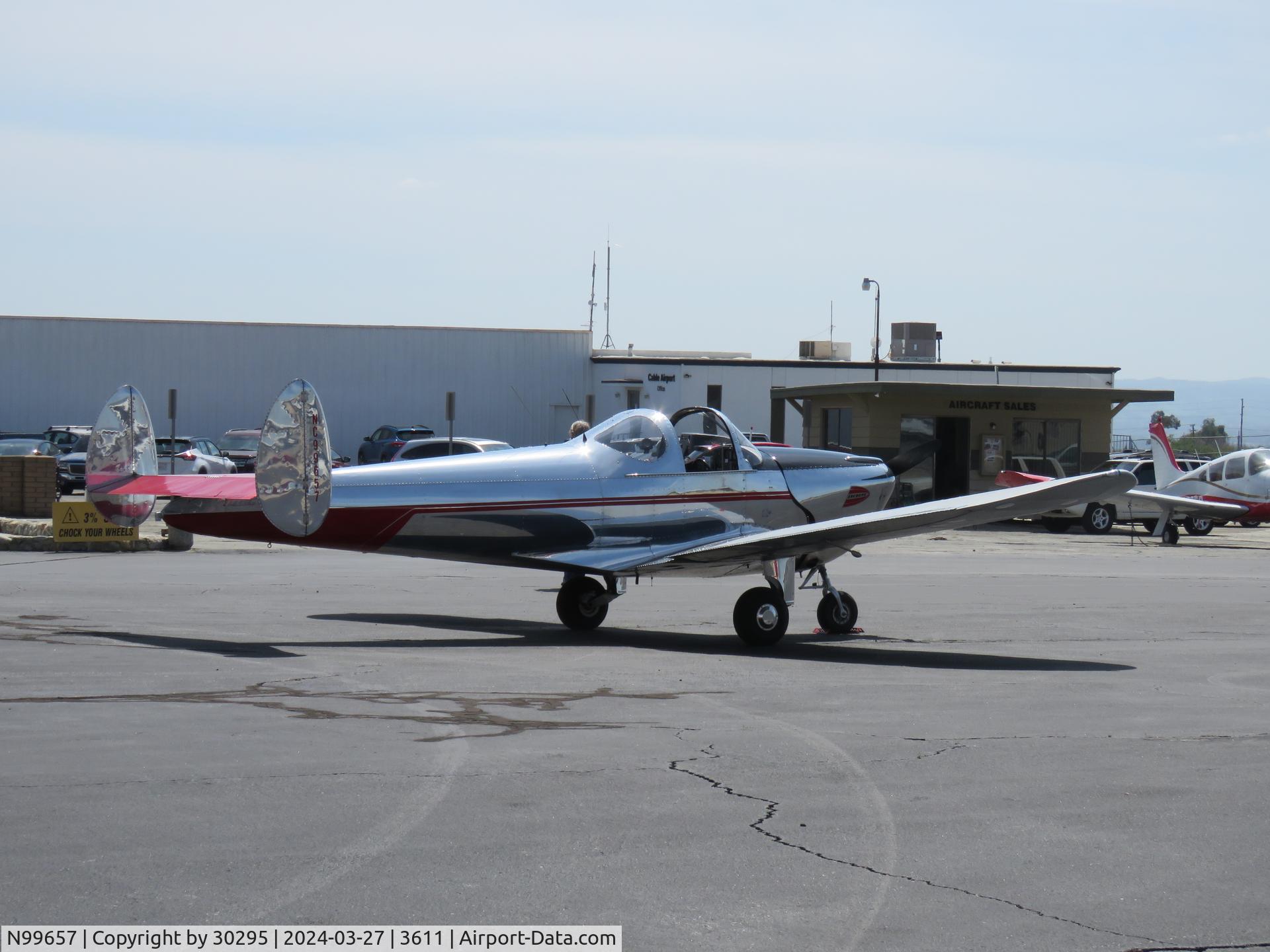 N99657, 1946 Ercoupe 415-C C/N 2280, Parked