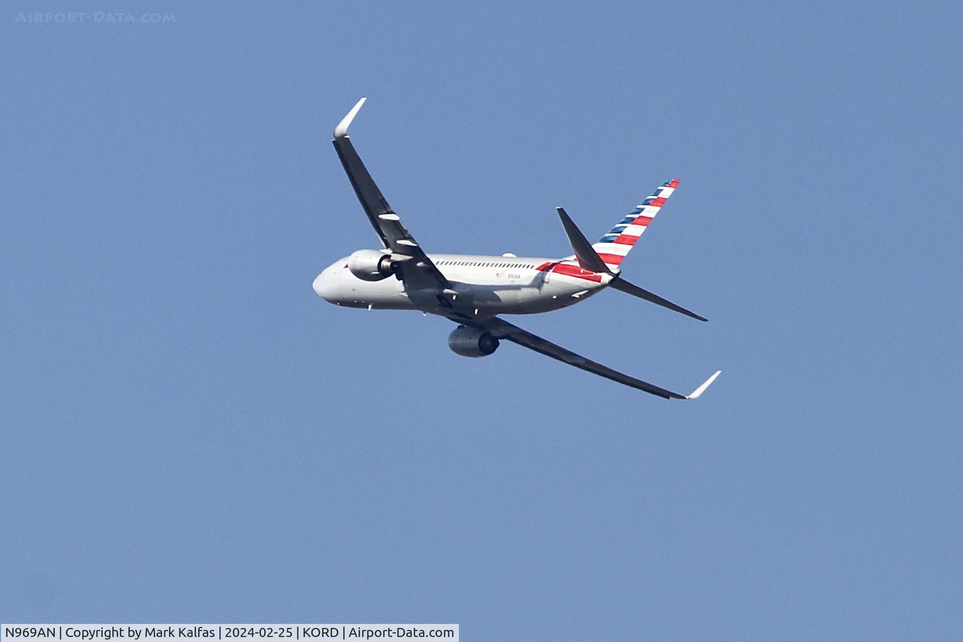 N969AN, 2001 Boeing 737-823 C/N 29546, B738 American Airlines Boeing 737-823 N969AN AAL311 ORD-DCA