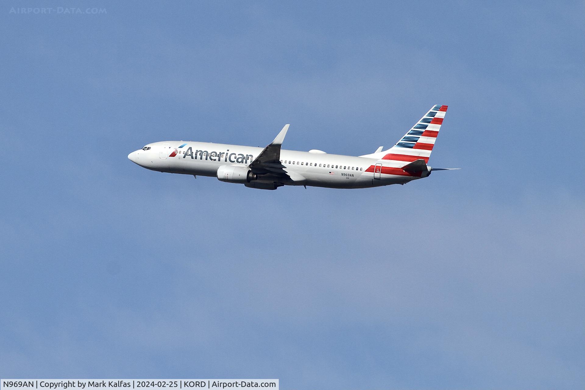 N969AN, 2001 Boeing 737-823 C/N 29546, B738 American Airlines Boeing 737-823 N969AN AAL311 ORD-DCA