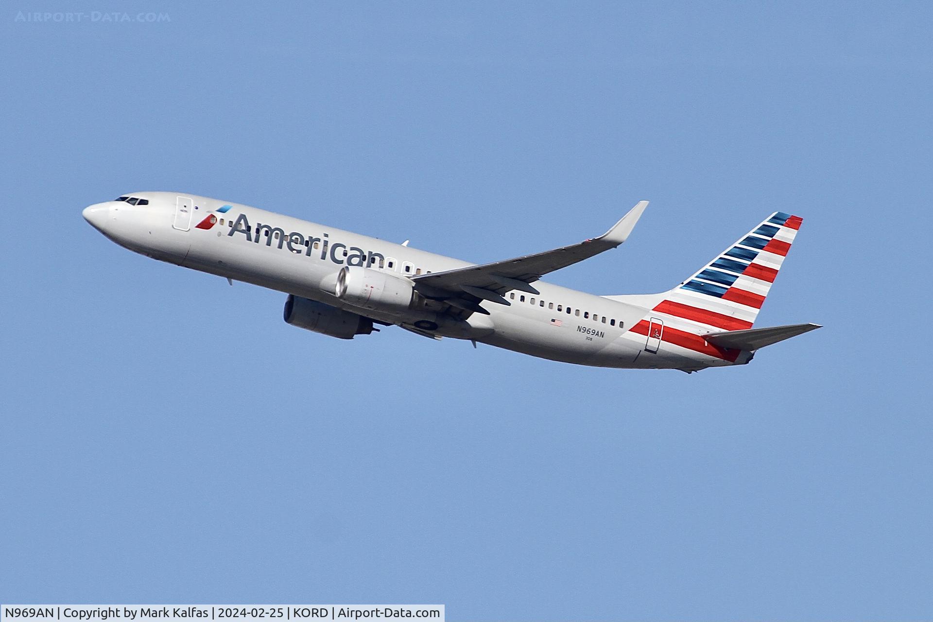 N969AN, 2001 Boeing 737-823 C/N 29546, B738 American Airlines Boeing 737-823 N969AN AAL311 ORD-DCA