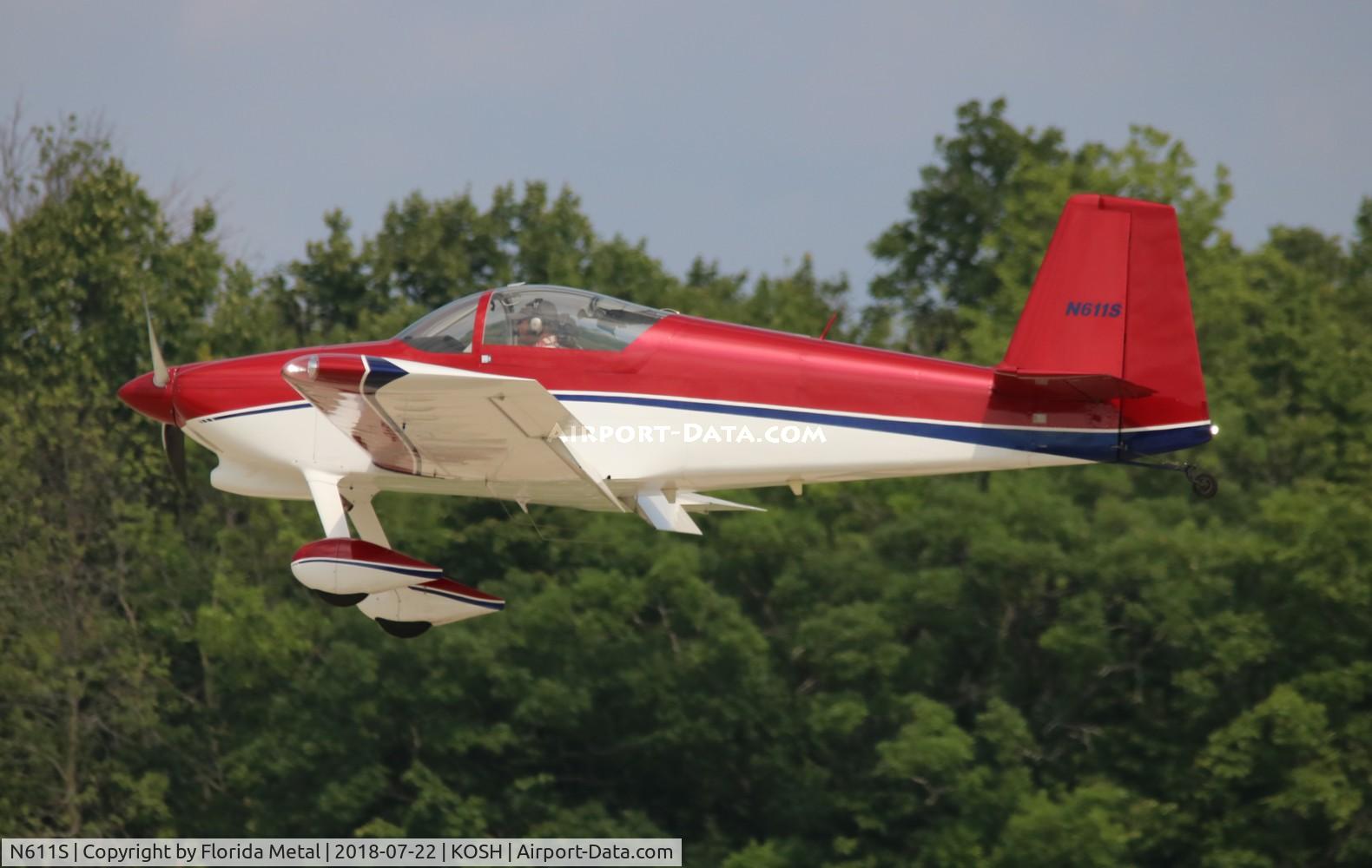 N611S, 2013 Vans RV-7 C/N 72413, RV-7 zx