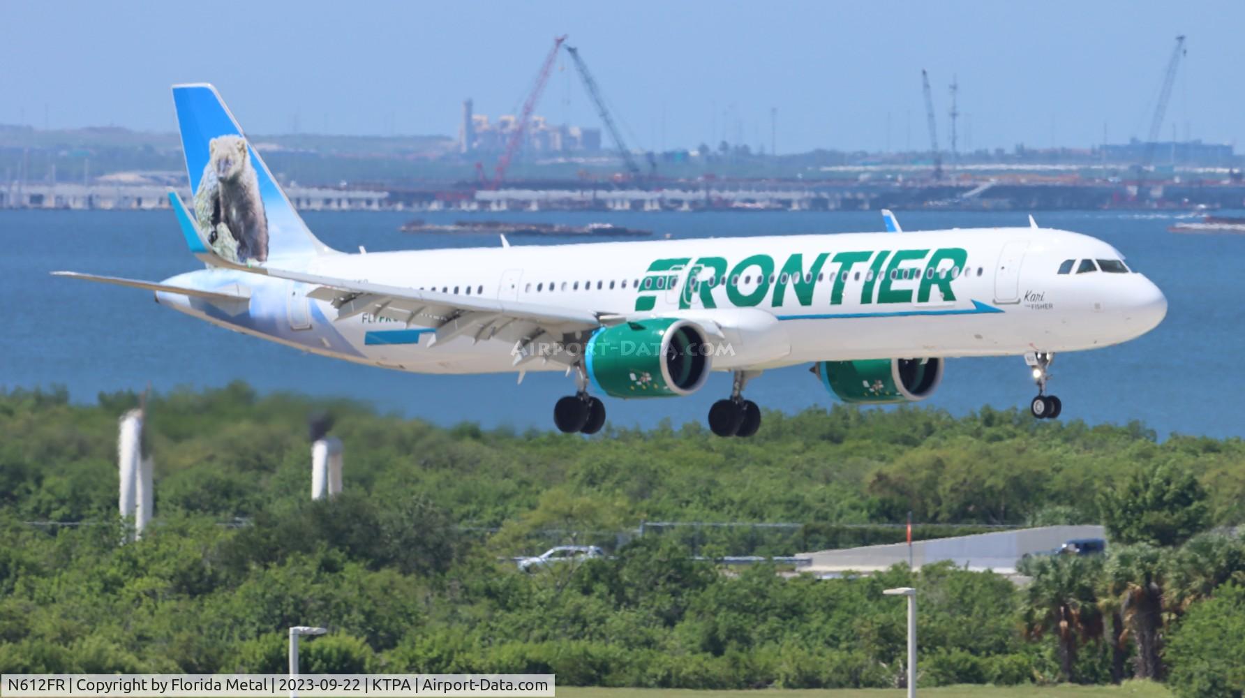 N612FR, 2023 Airbus A321-271NX C/N 11259, FFT A321N Kari zx DTW-TPA
