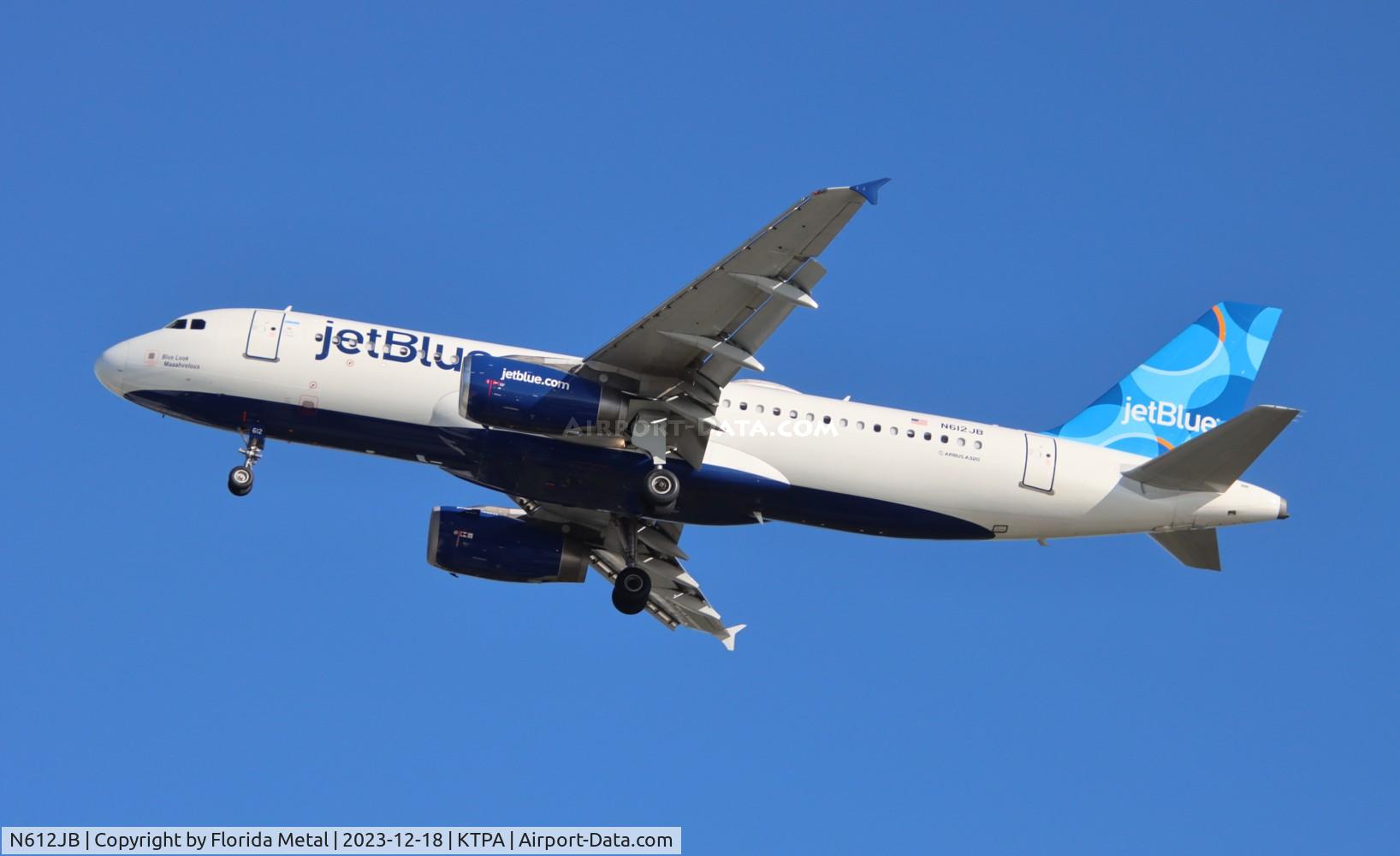 N612JB, 2005 Airbus A320-232 C/N 2447, JBU A320 zx LGA-TPA