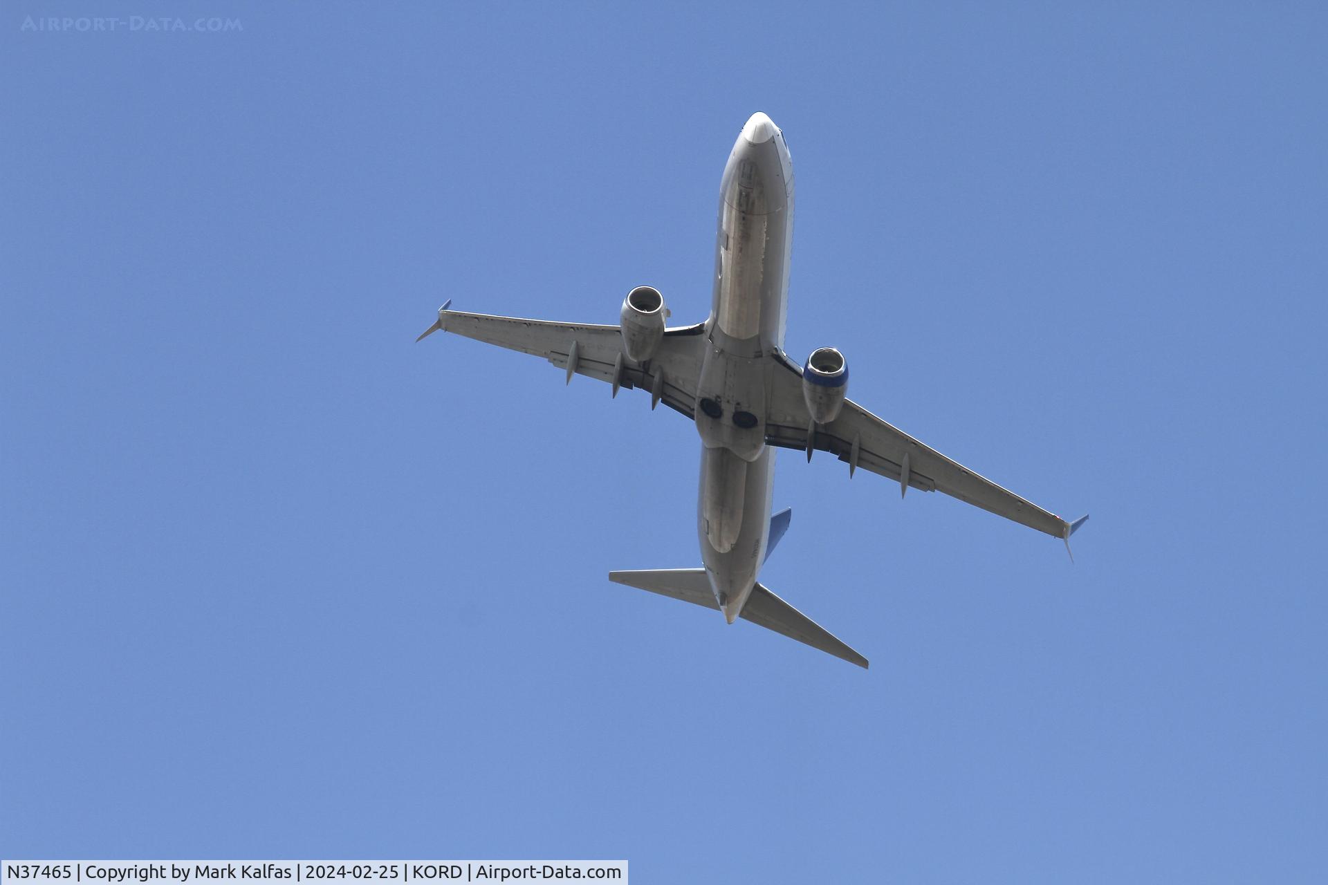 N37465, 2012 Boeing 737-924/ER C/N 36599, B739 United Airlines  BOEING 737-924ER N37465 UAL1794 ORD-IAH