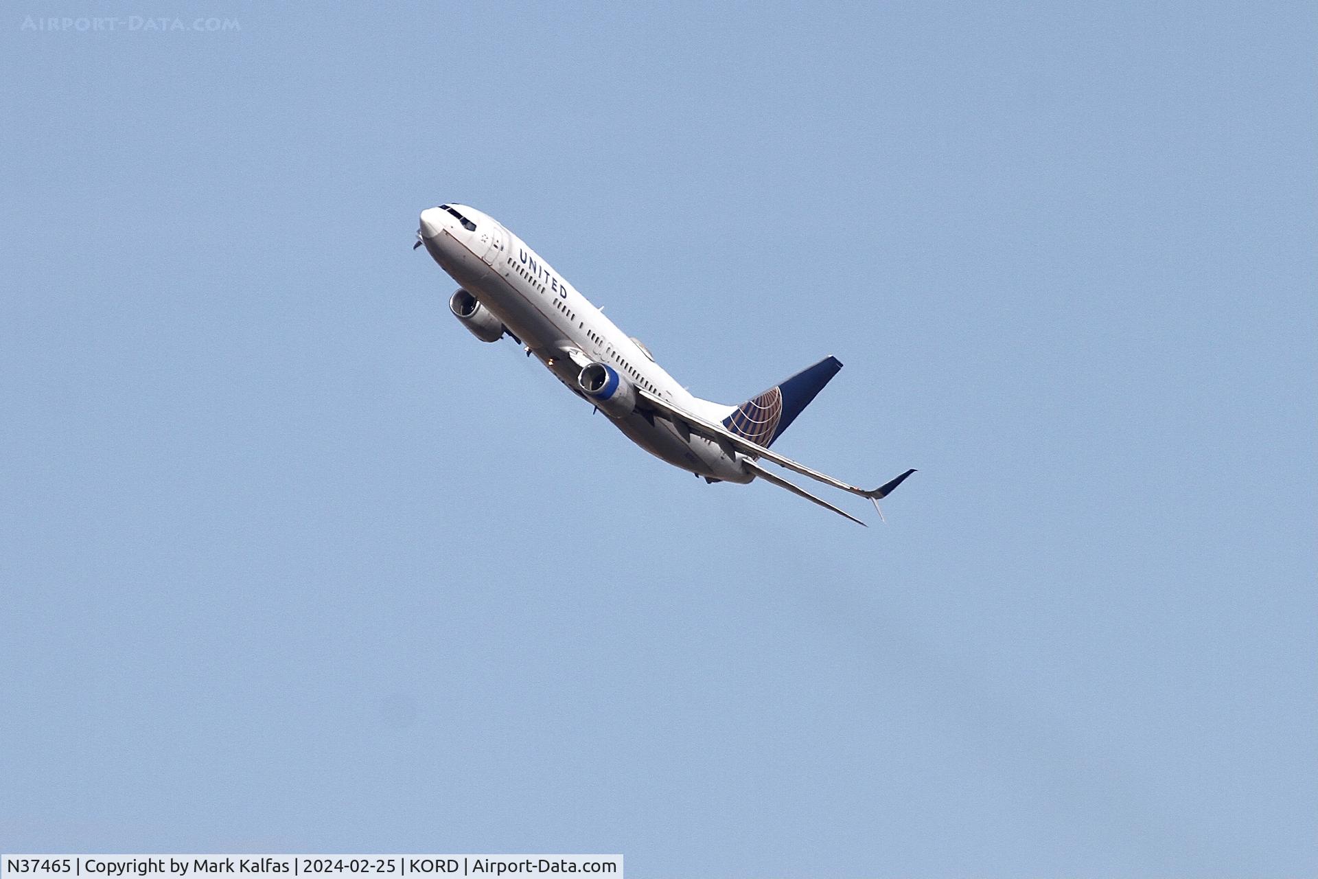 N37465, 2012 Boeing 737-924/ER C/N 36599, B739 United Airlines  BOEING 737-924ER N37465 UAL1794 ORD-IAH