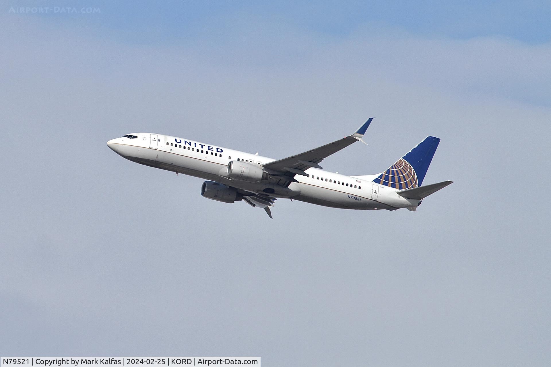 N79521, 2010 Boeing 737-824 C/N 31662, B738 United Airlines BOEING 737-824 N79521 UAL2640 ORD-DCA