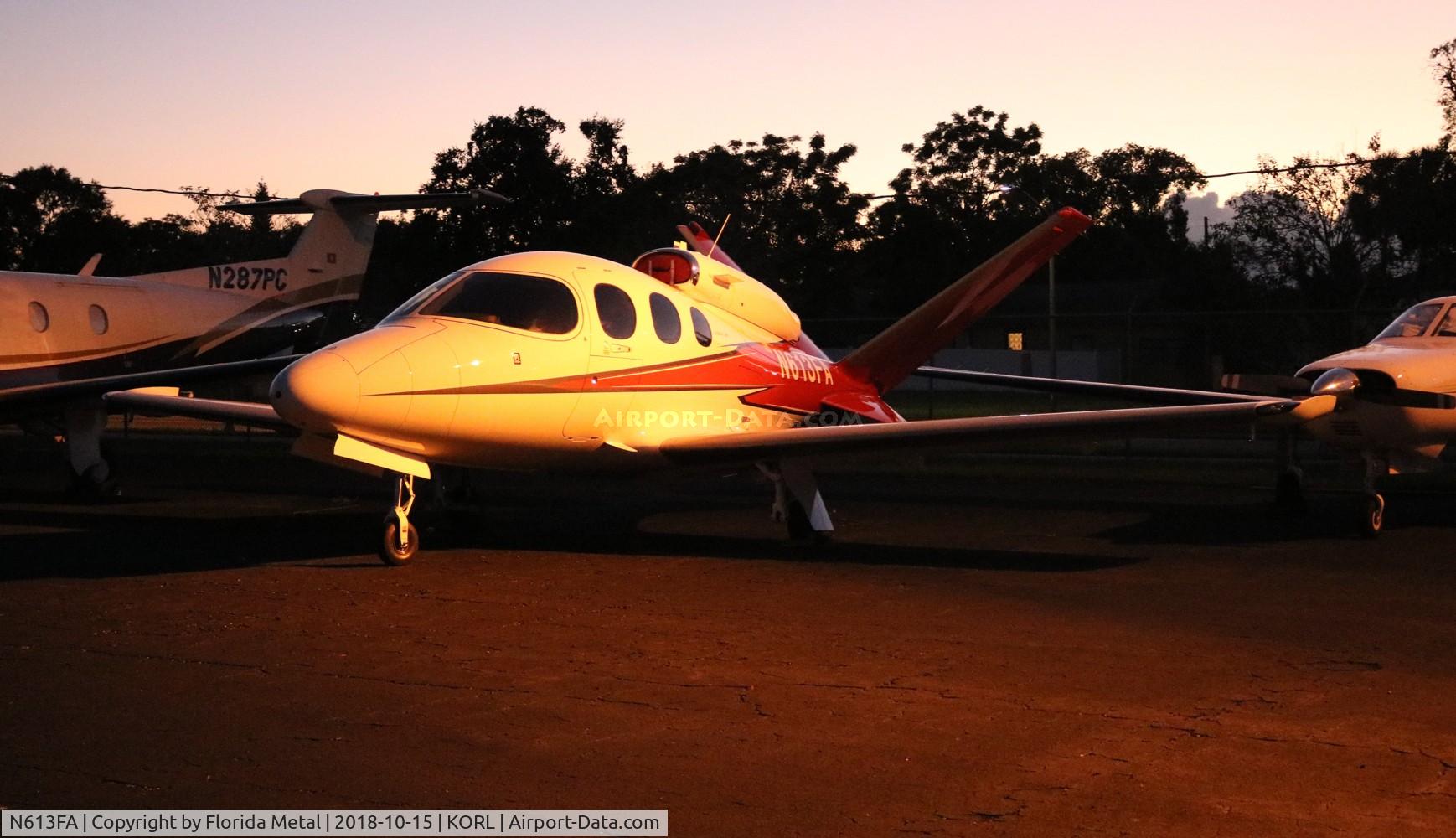 N613FA, 2018 Cirrus SF50 Vision C/N 0075, SF50 zx