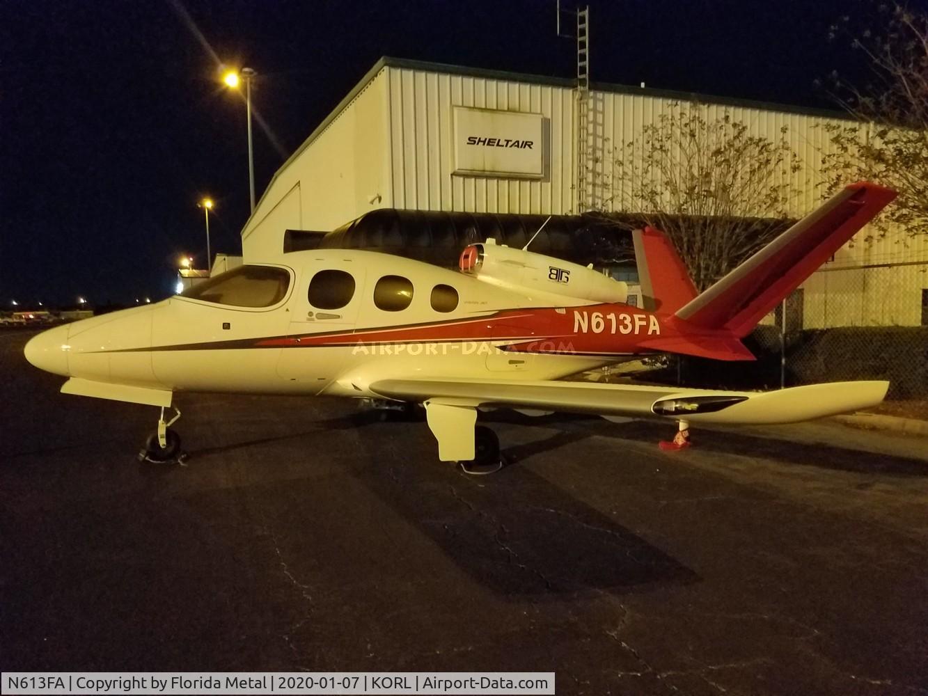 N613FA, 2018 Cirrus SF50 Vision C/N 0075, SF50 zx