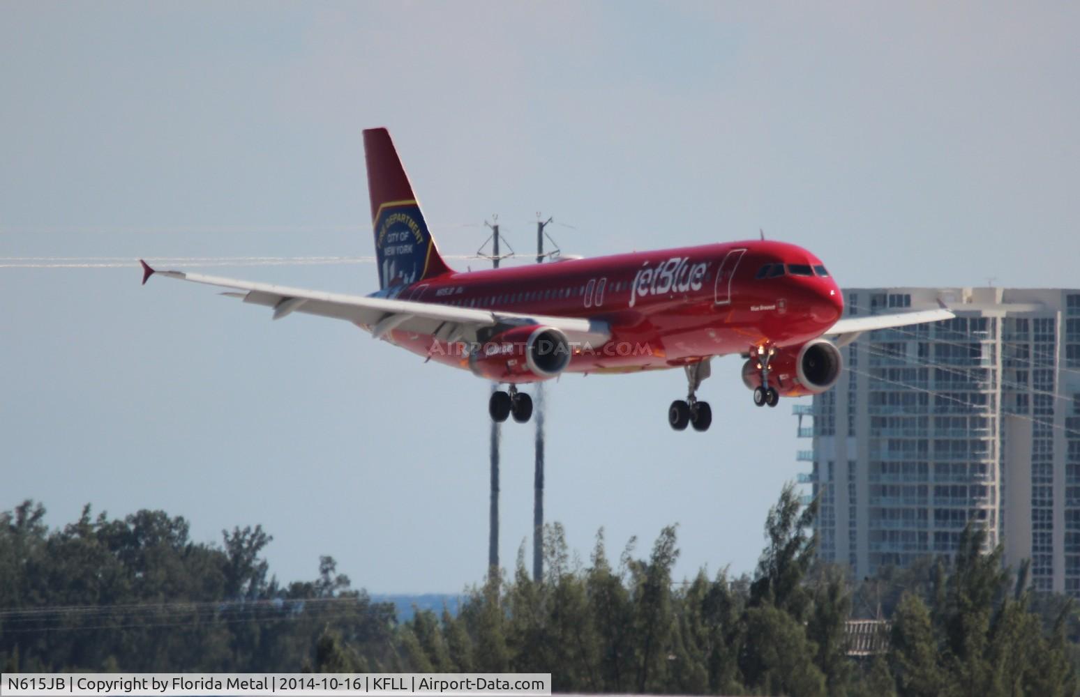 N615JB, 2005 Airbus A320-232 C/N 2461, FLL zx