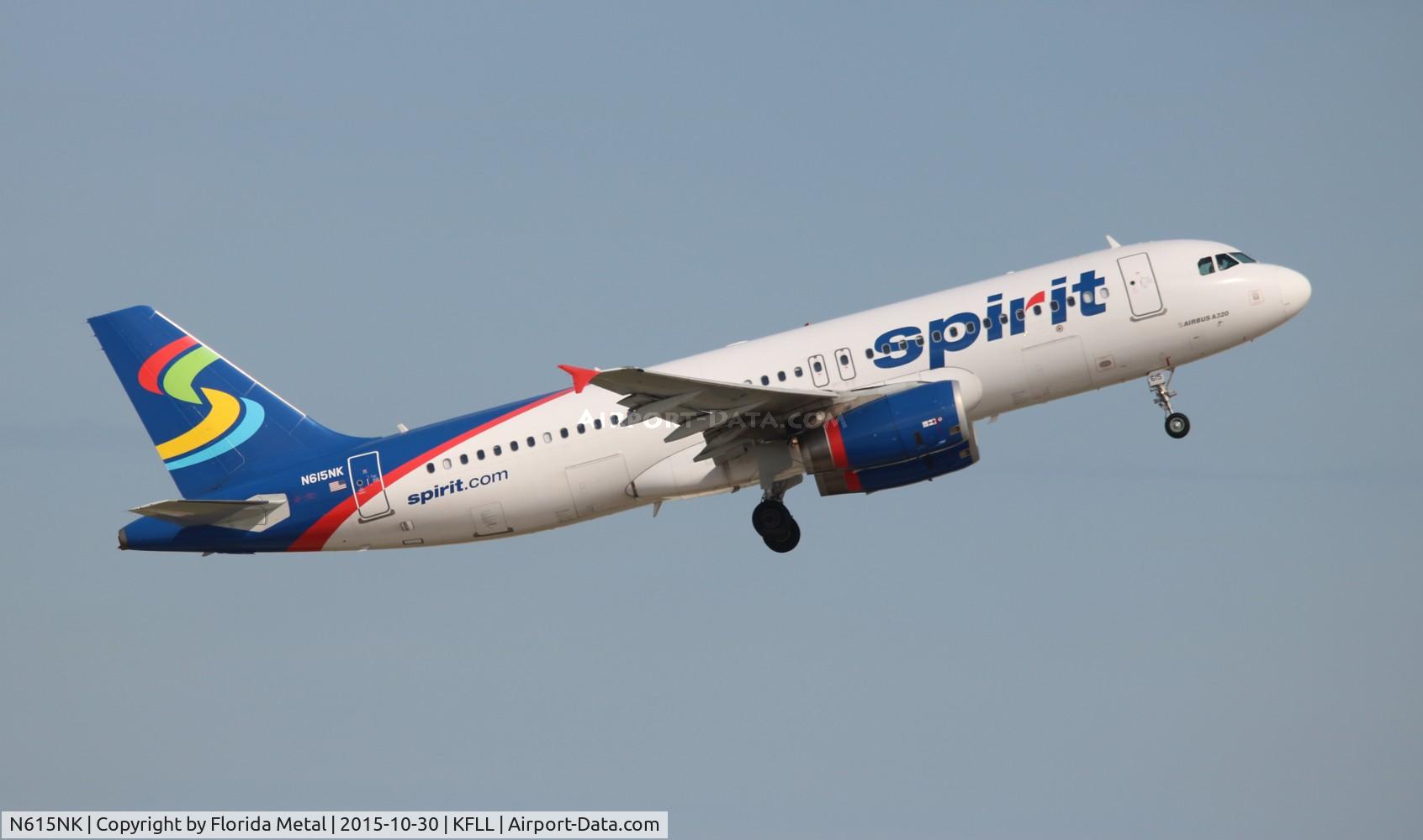 N615NK, 2012 Airbus A320-232 C/N 5159, NKS A320 blue/white zx